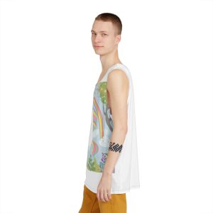 Cute Unicorn With Baby Mens Tank Aop