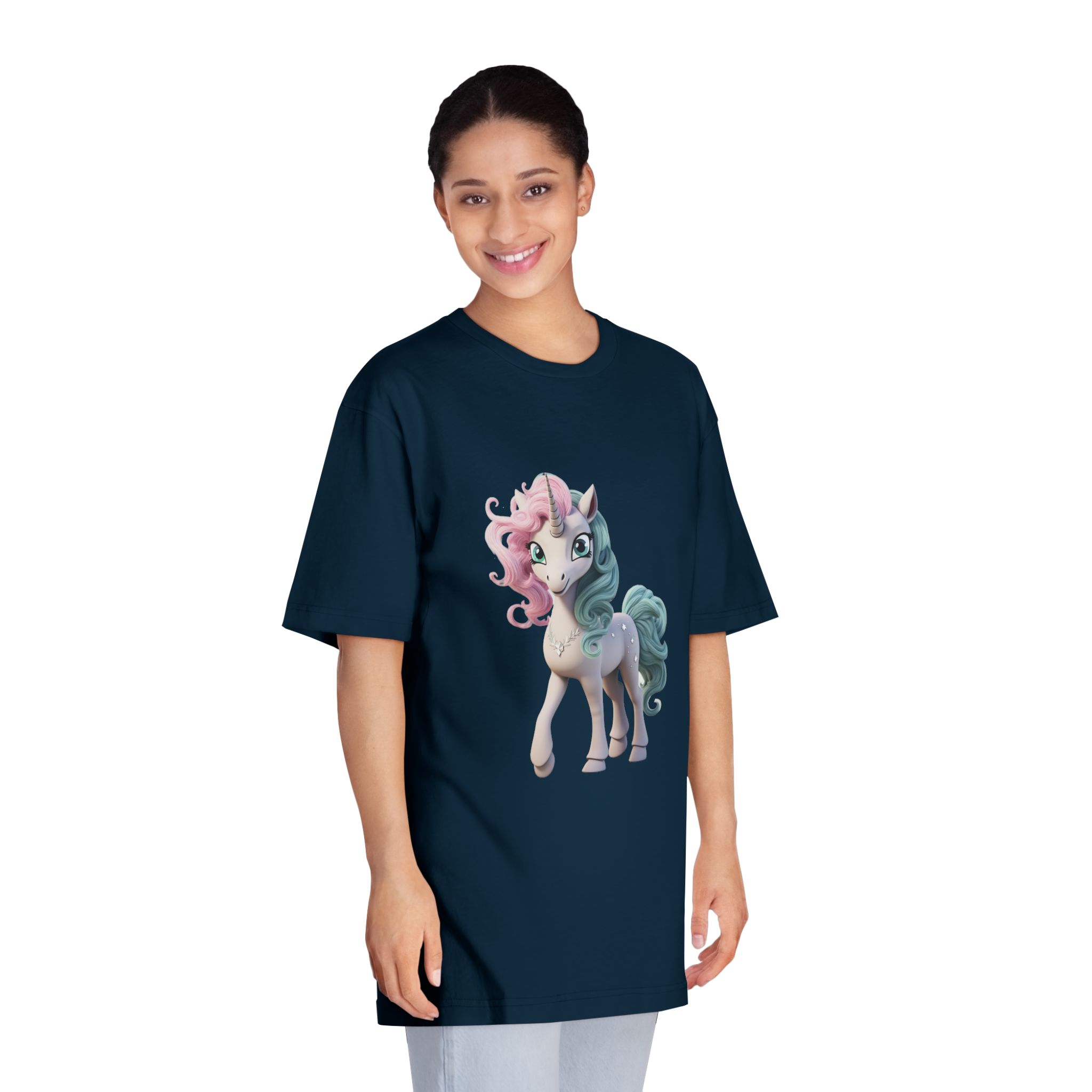 Animated Unicorn Children (1) Fotor Bg Remover 2023110475446 Unisex Classic Crewneck T Shirt - Image 19