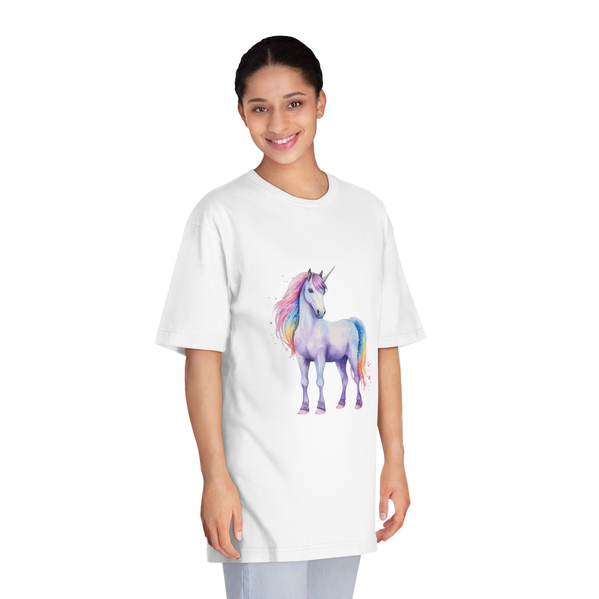 Unicorns 392 Unisex Classic Crewneck T Shirt - Image 3