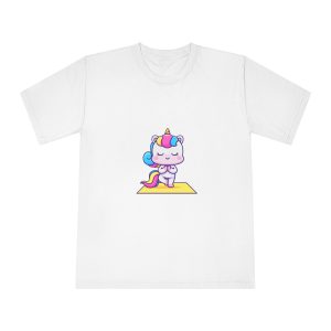 Cute Unicorn Yoga Unisex Classic Crewneck T Shirt