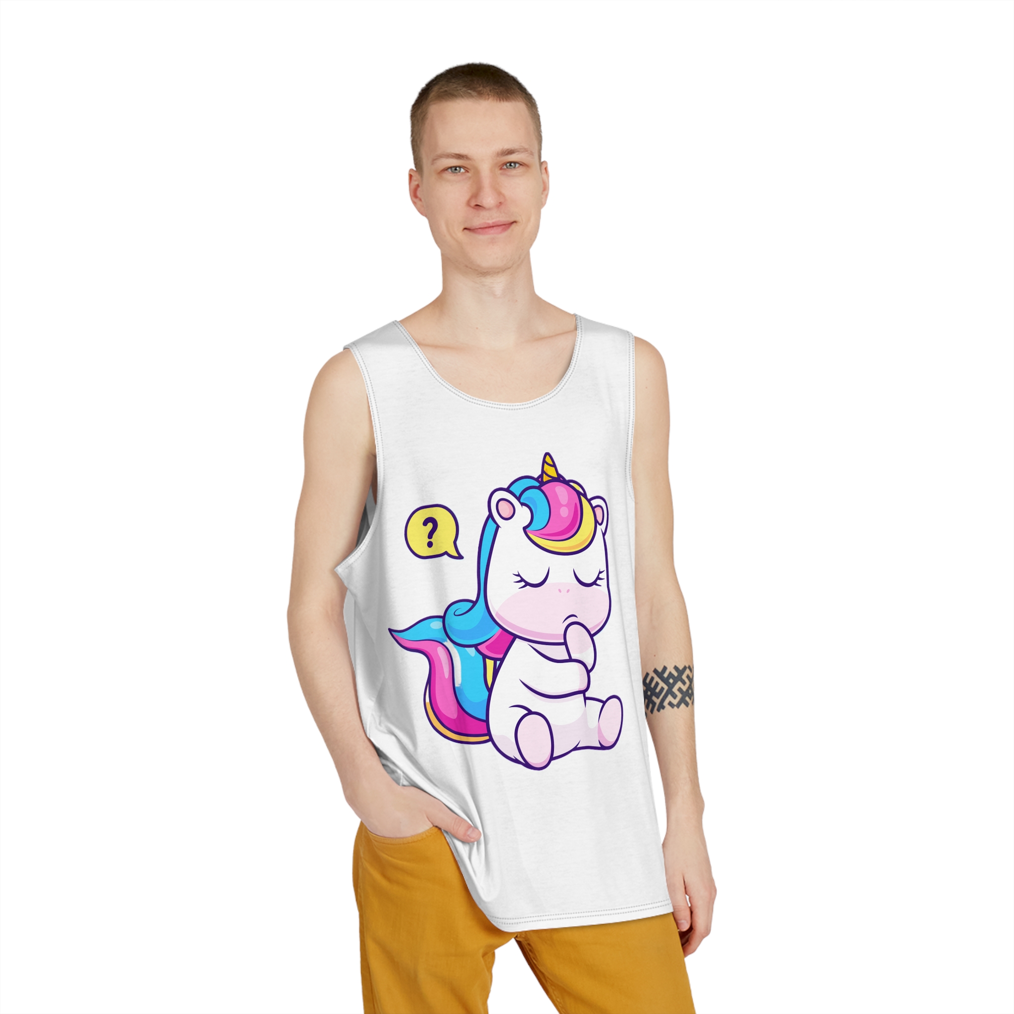 Unicorns 18 Mens Tank Aop - Image 3