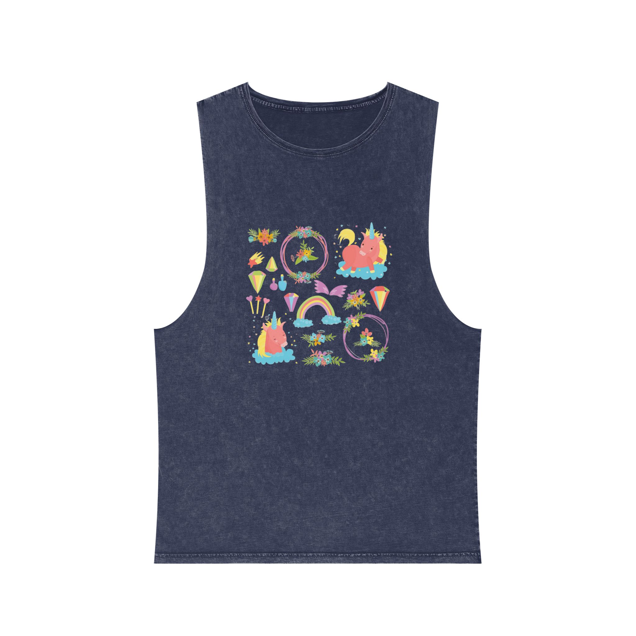 Unicorn V365 Unisex Stonewash Tank Top - Image 13
