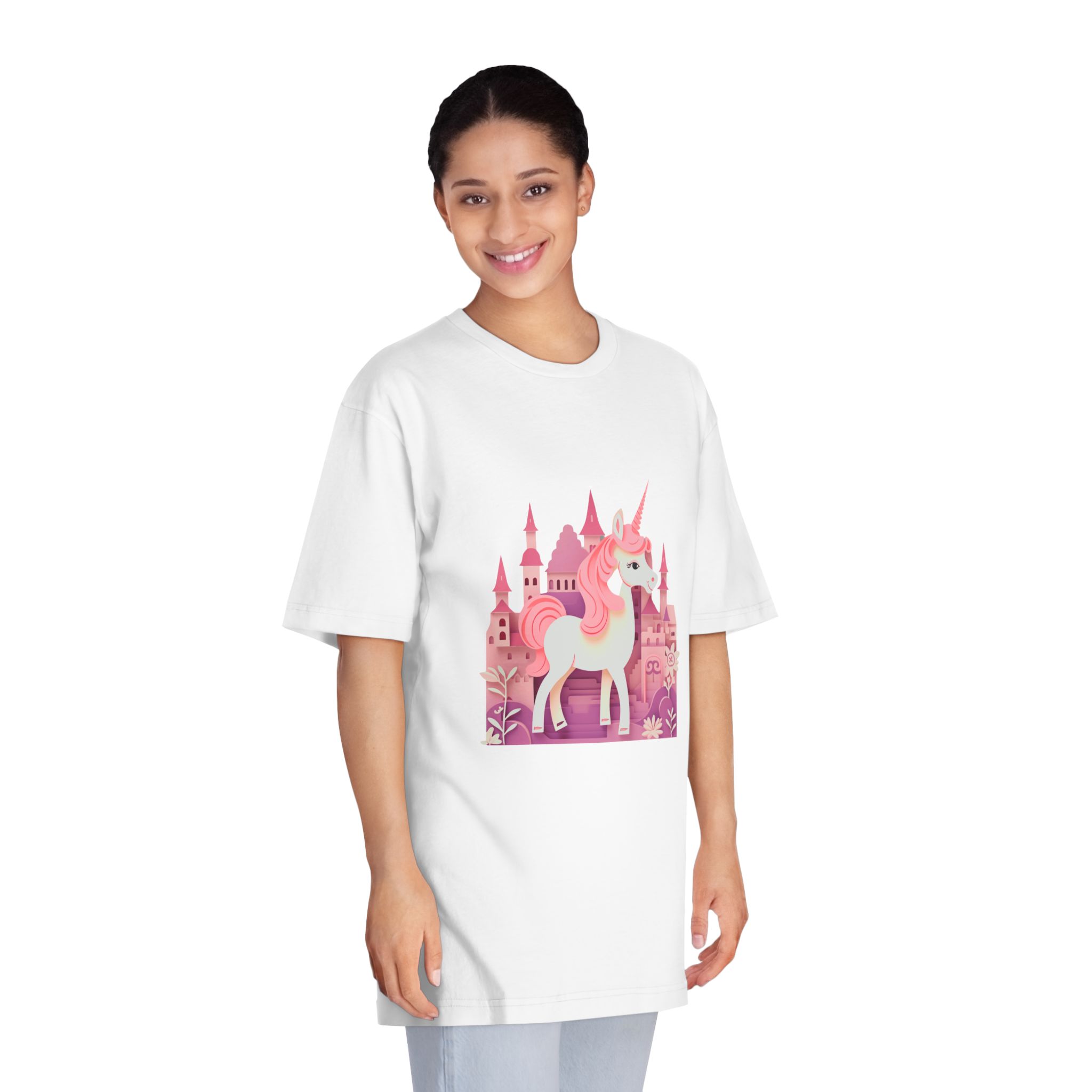 Unicorns 351 Unisex Classic Crewneck T Shirt - Image 3