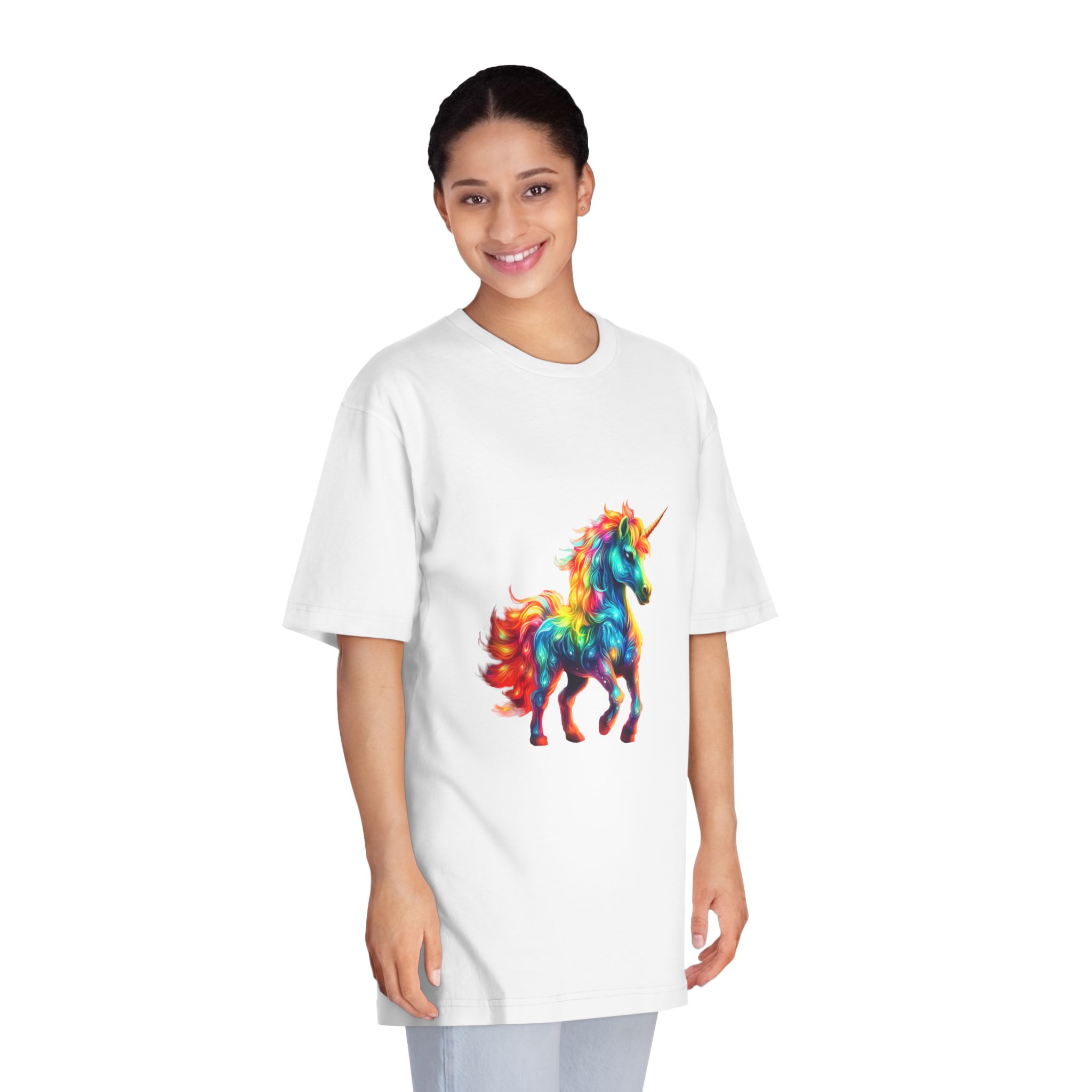 Unicorns 218 Unisex Classic Crewneck T Shirt - Image 3