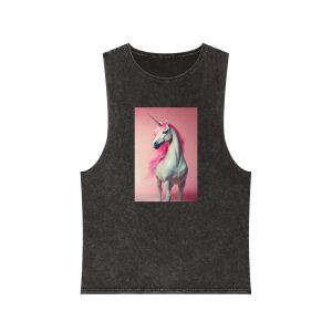 Magical Mythical Unicorn Creature 13 Unisex Stonewash Tank Top