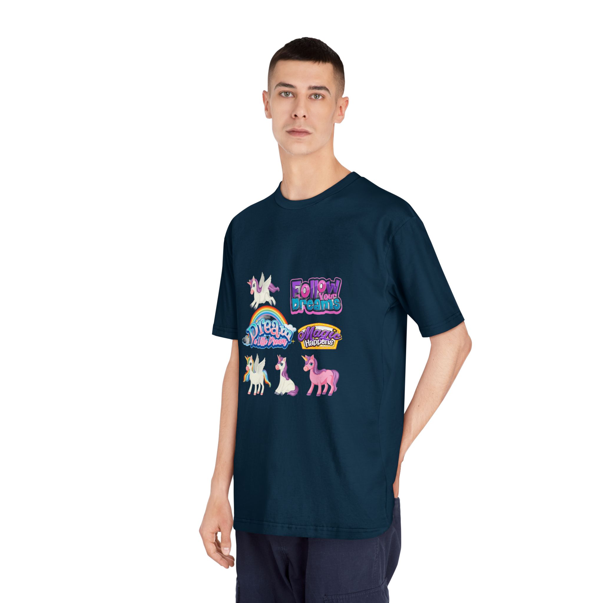 Unicorn V744 Unisex Classic Crewneck T Shirt - Image 20