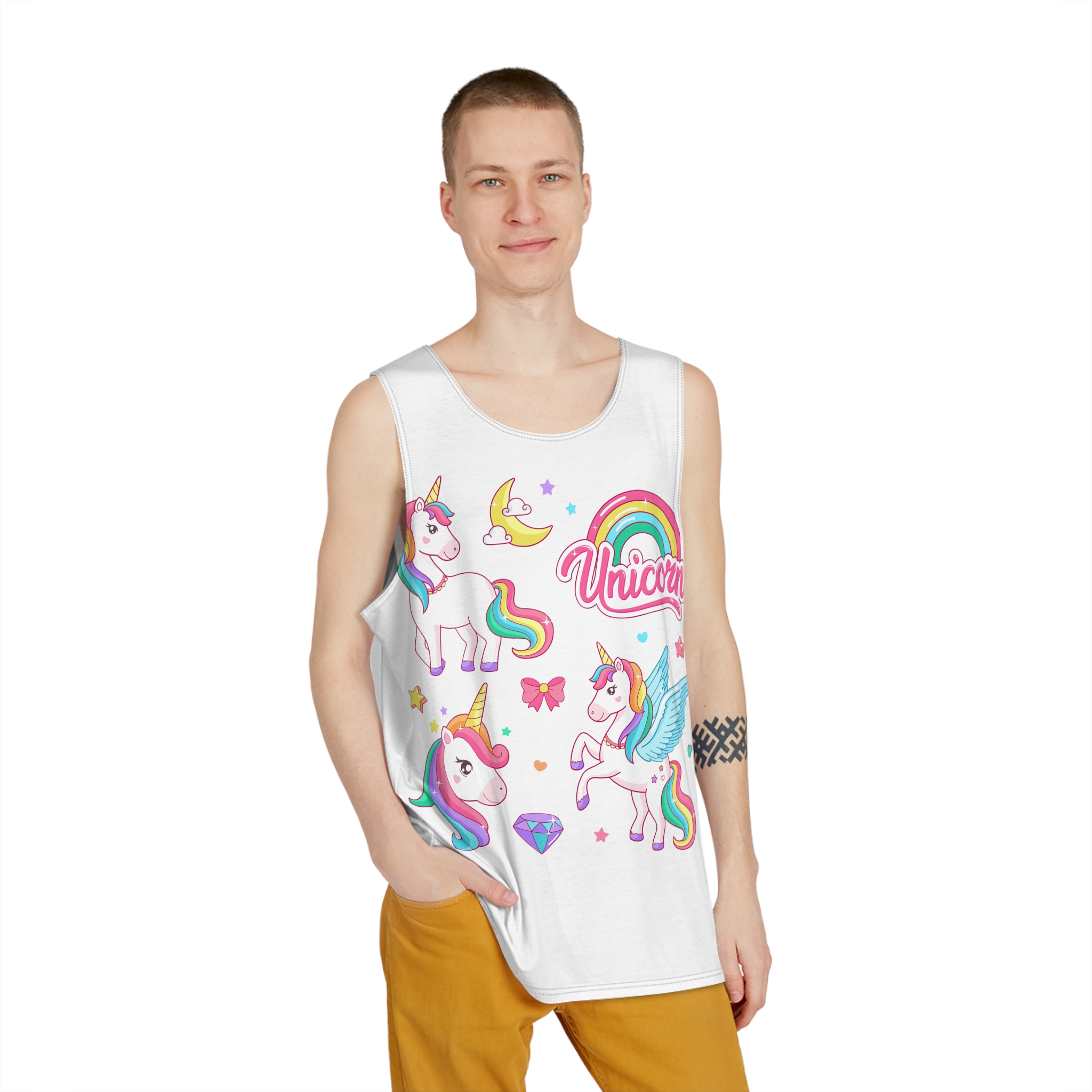 Unicorn V628 Mens Tank Aop - Image 3