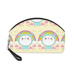 Hand Drawn Kawaii Animal Makeup Bag