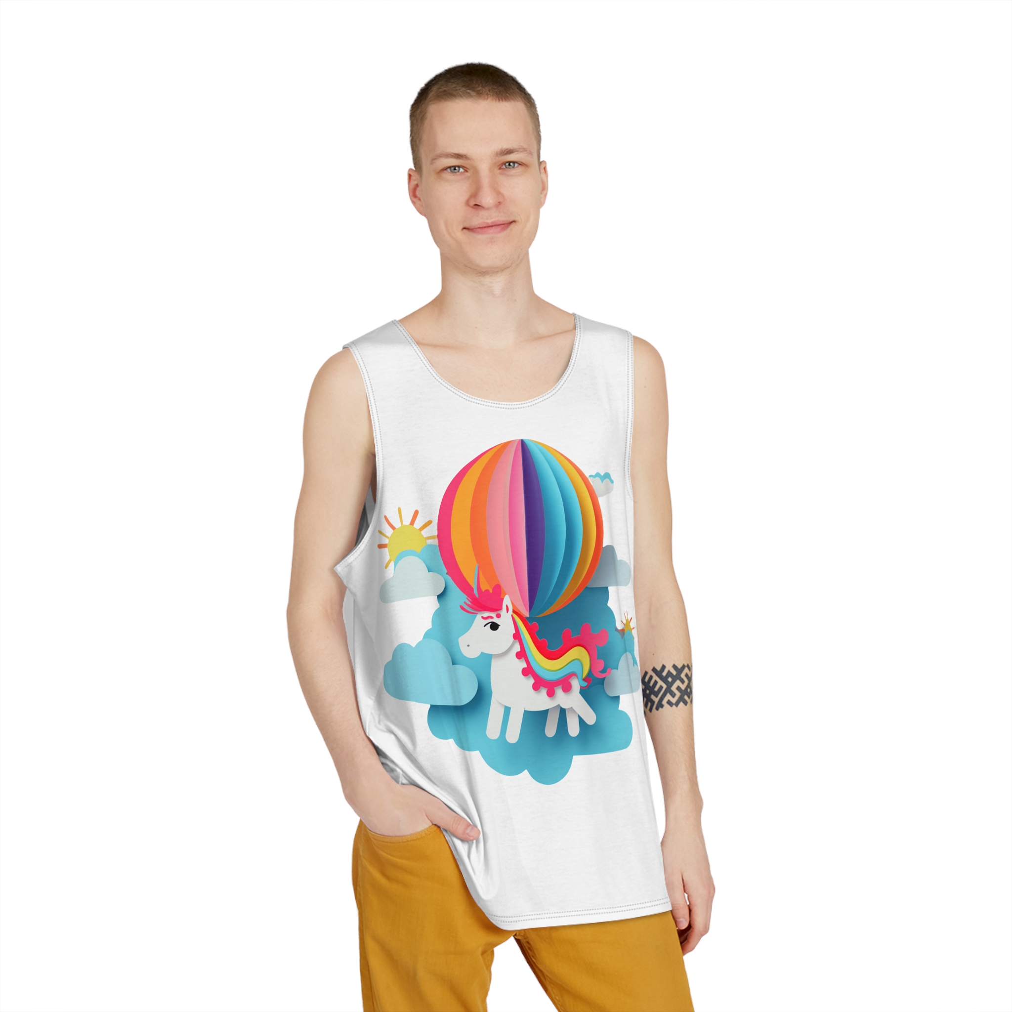 Unicorns 343 Mens Tank Aop - Image 3