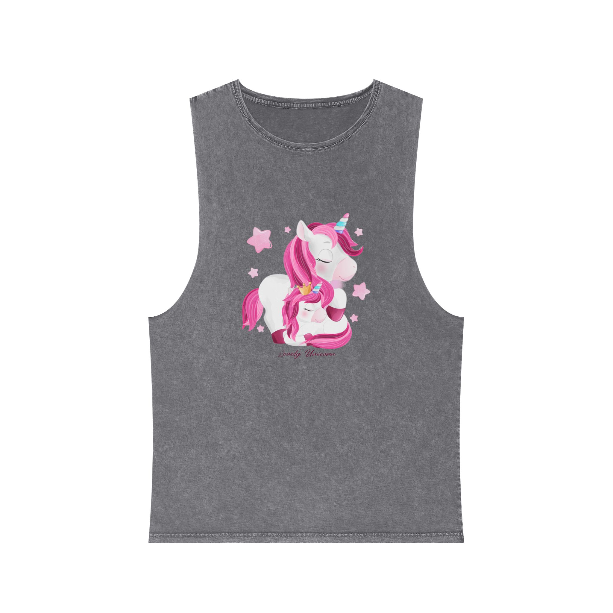 Unicorn V492 Unisex Stonewash Tank Top - Image 9