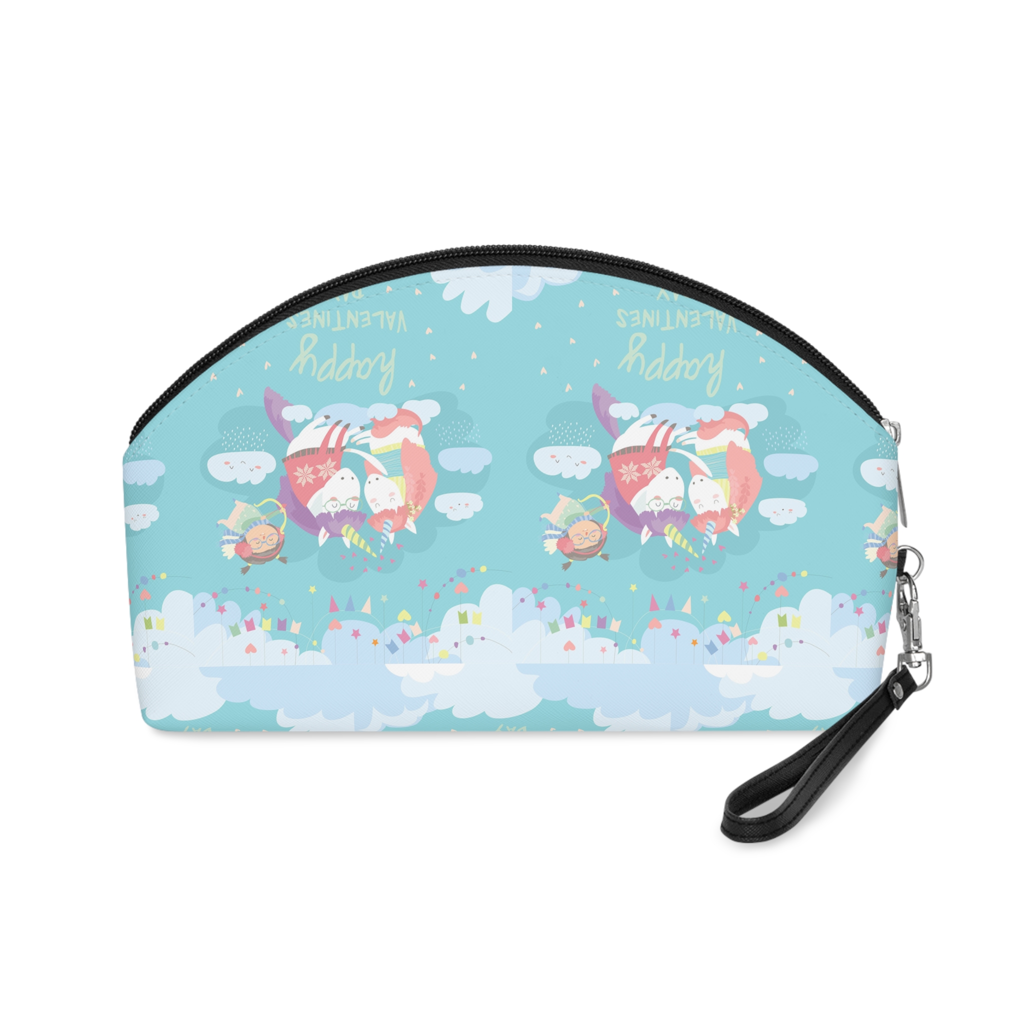 Cute Card With Fairy Unicorns Love Makeup Bag - Image 2