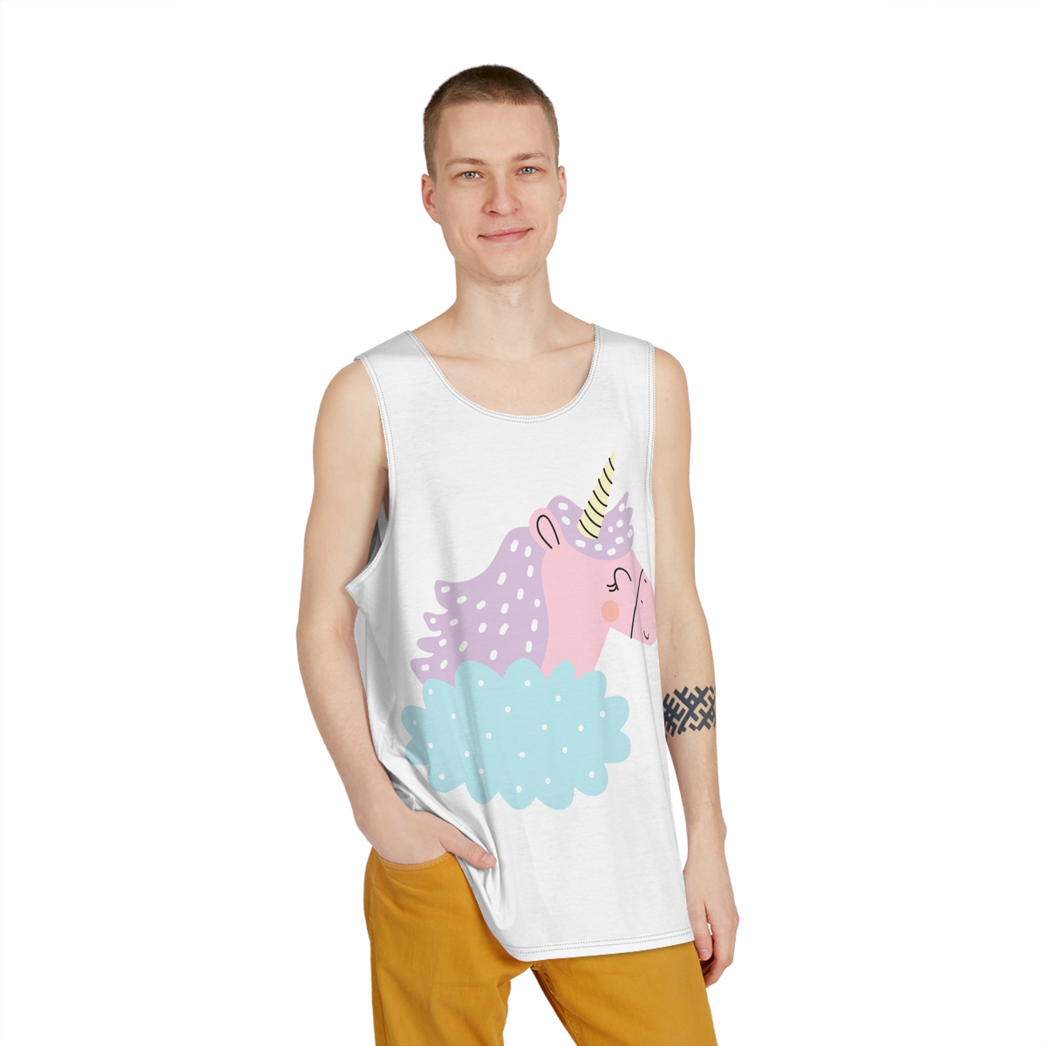Sweetie Unicorn 184636 Mens Tank Aop - Image 3