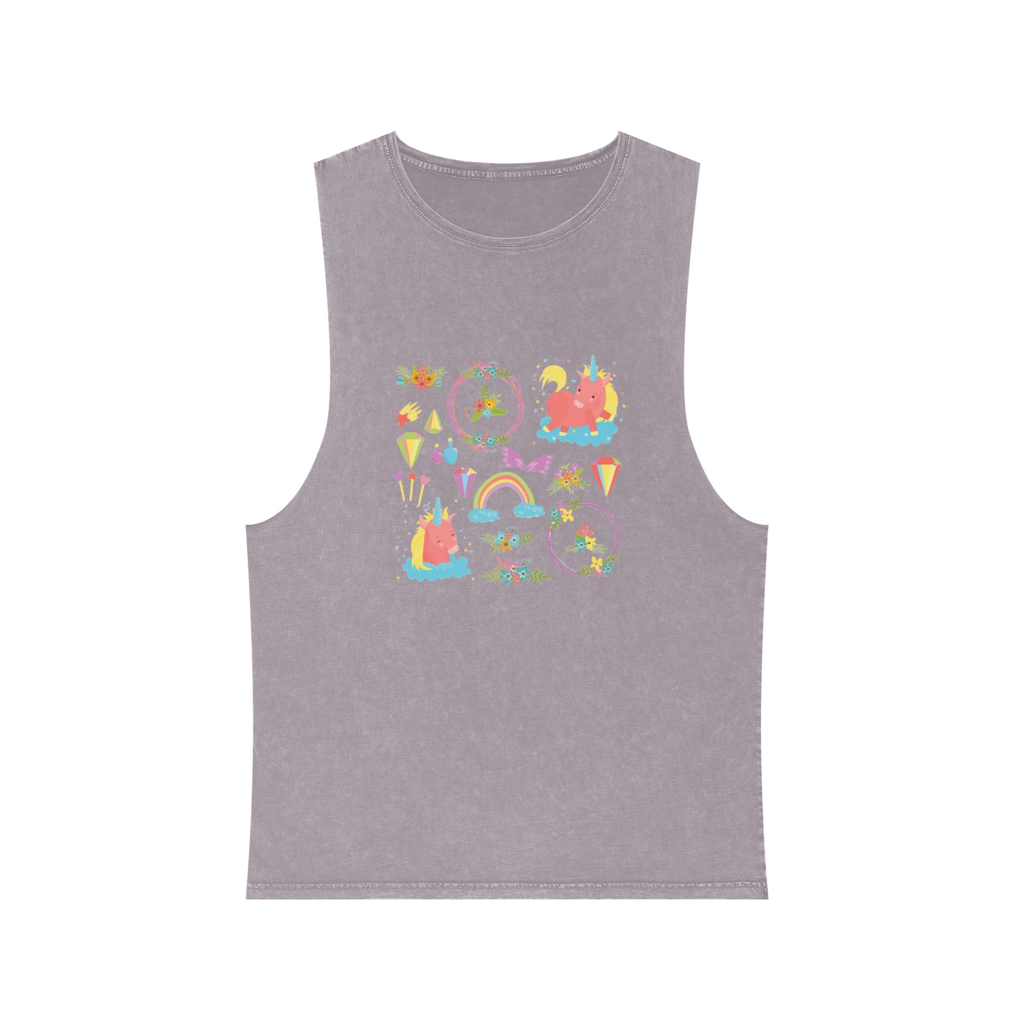 Unicorn V365 Unisex Stonewash Tank Top - Image 17