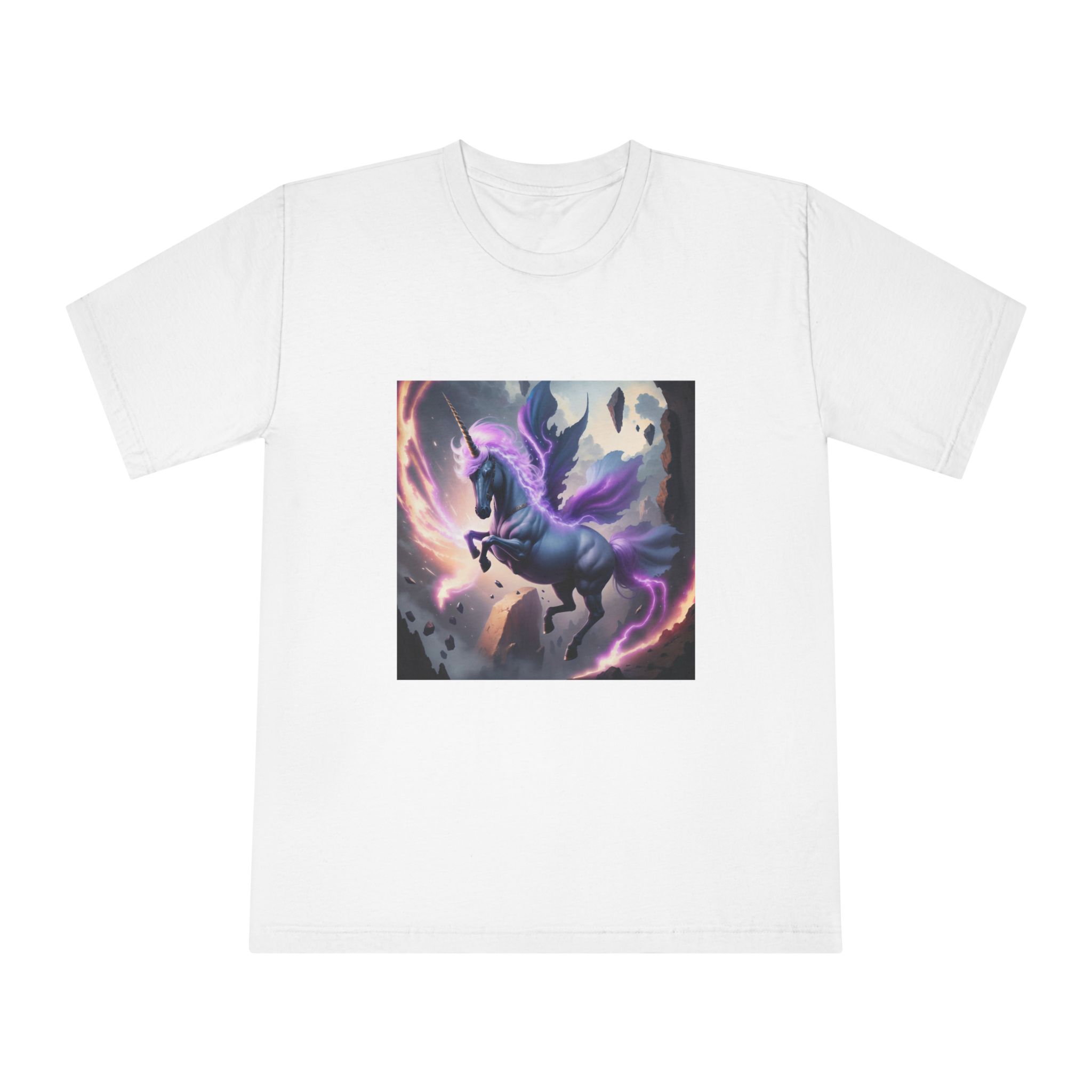 Unicorn Painting Unisex Classic Crewneck T Shirt