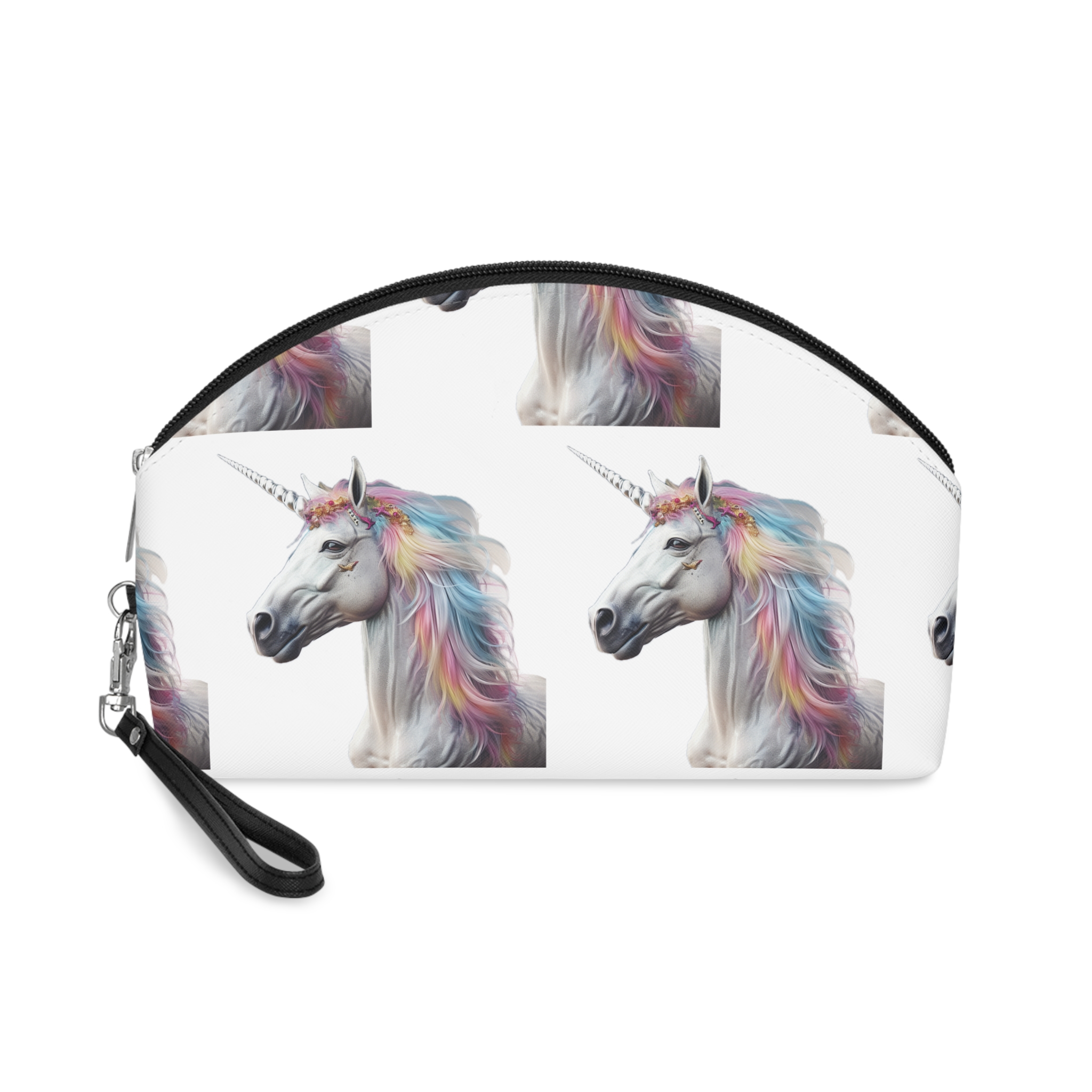 Colorful 3d Mythical Unicorn (3) Makeup Bag