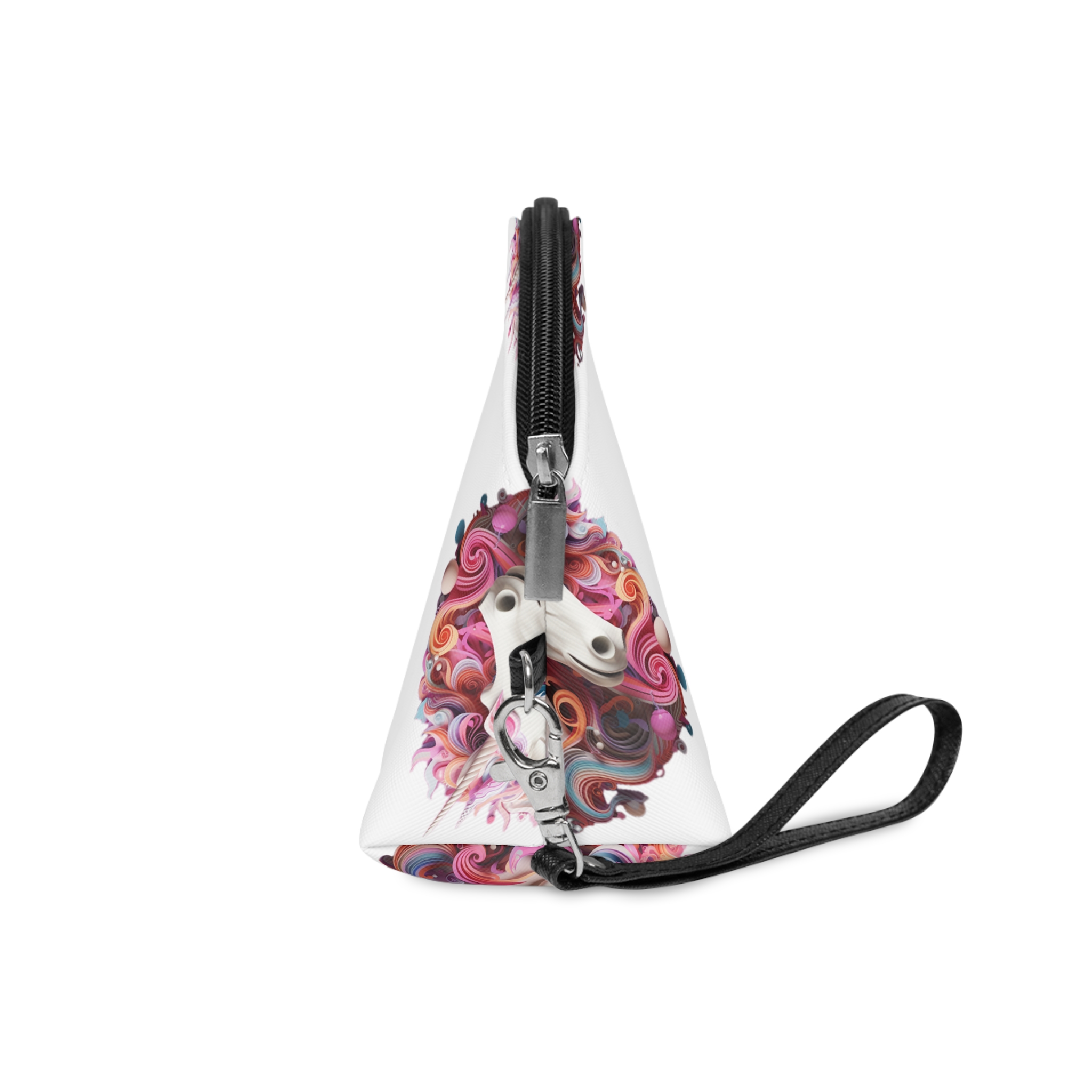 Colorful 3d Mythical Unicorn (2) Makeup Bag - Image 3
