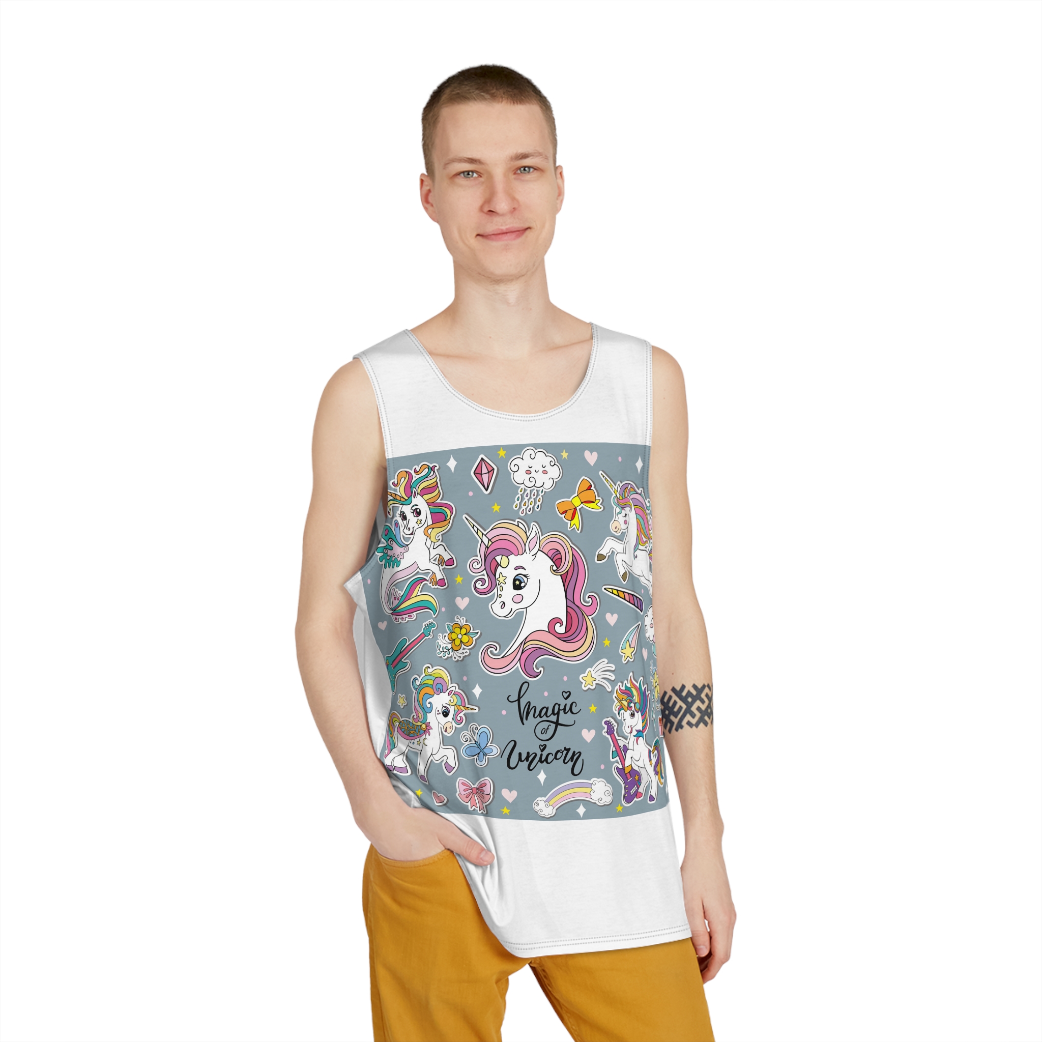 Unicorn V689 Mens Tank Aop - Image 3