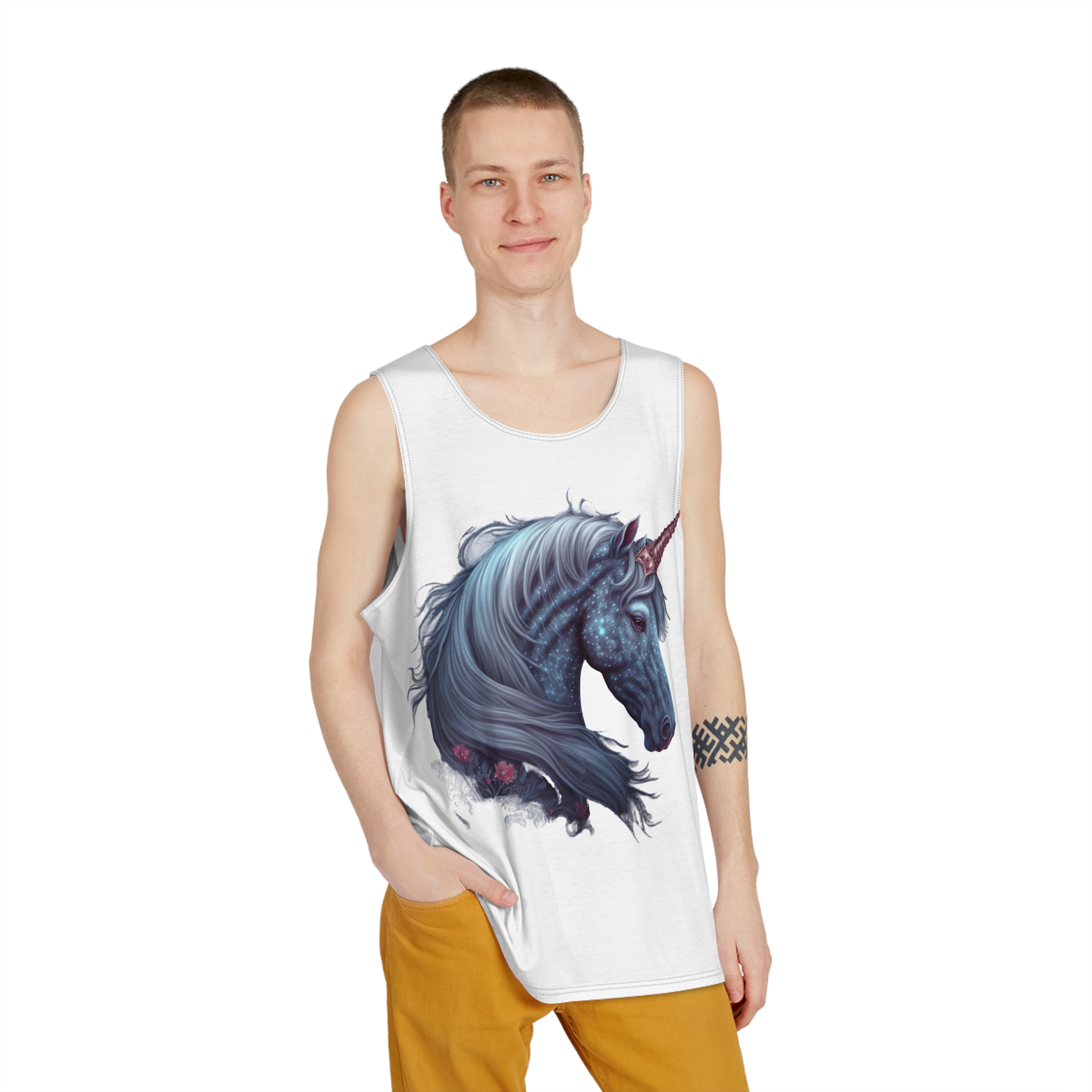 Mystic Unicorn Mens Tank Aop - Image 3