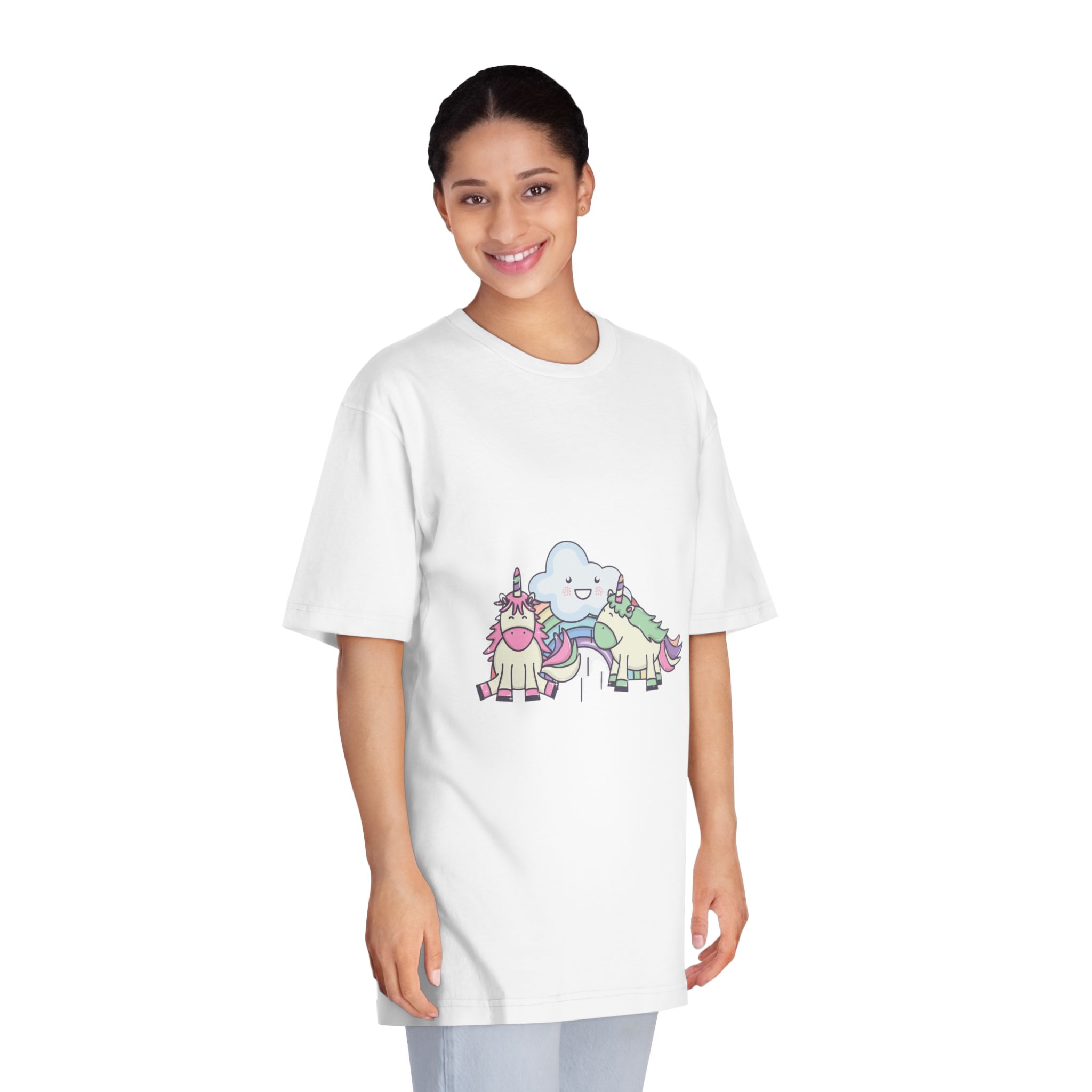Unicorns 119 Unisex Classic Crewneck T Shirt - Image 3