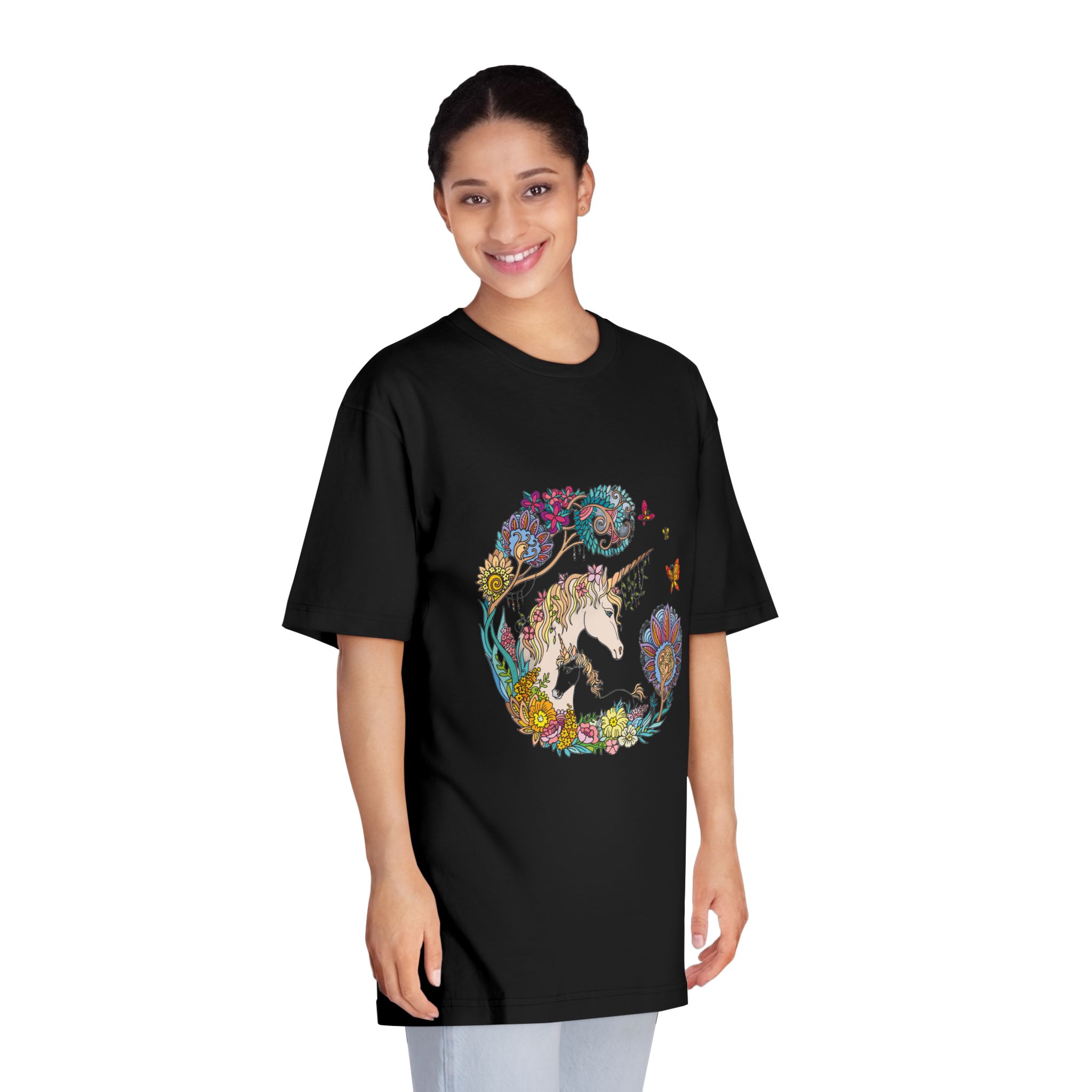 Unicorn V846 Unisex Classic Crewneck T Shirt - Image 7