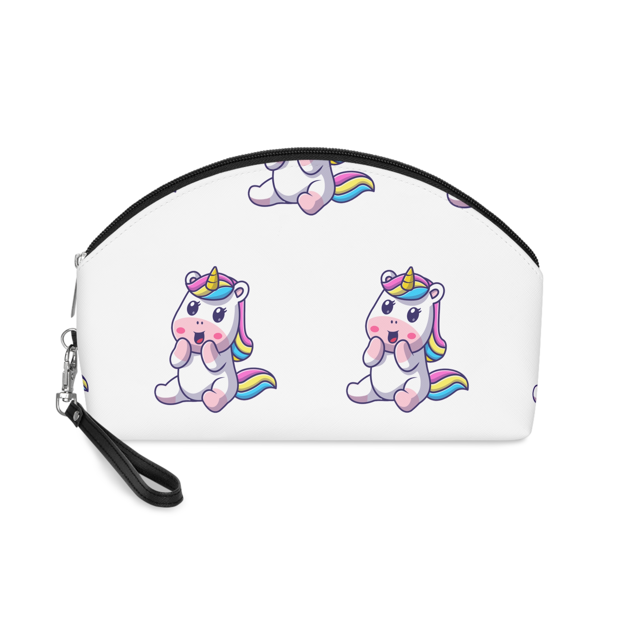 Cute Unicorn Happy Makeup Bag