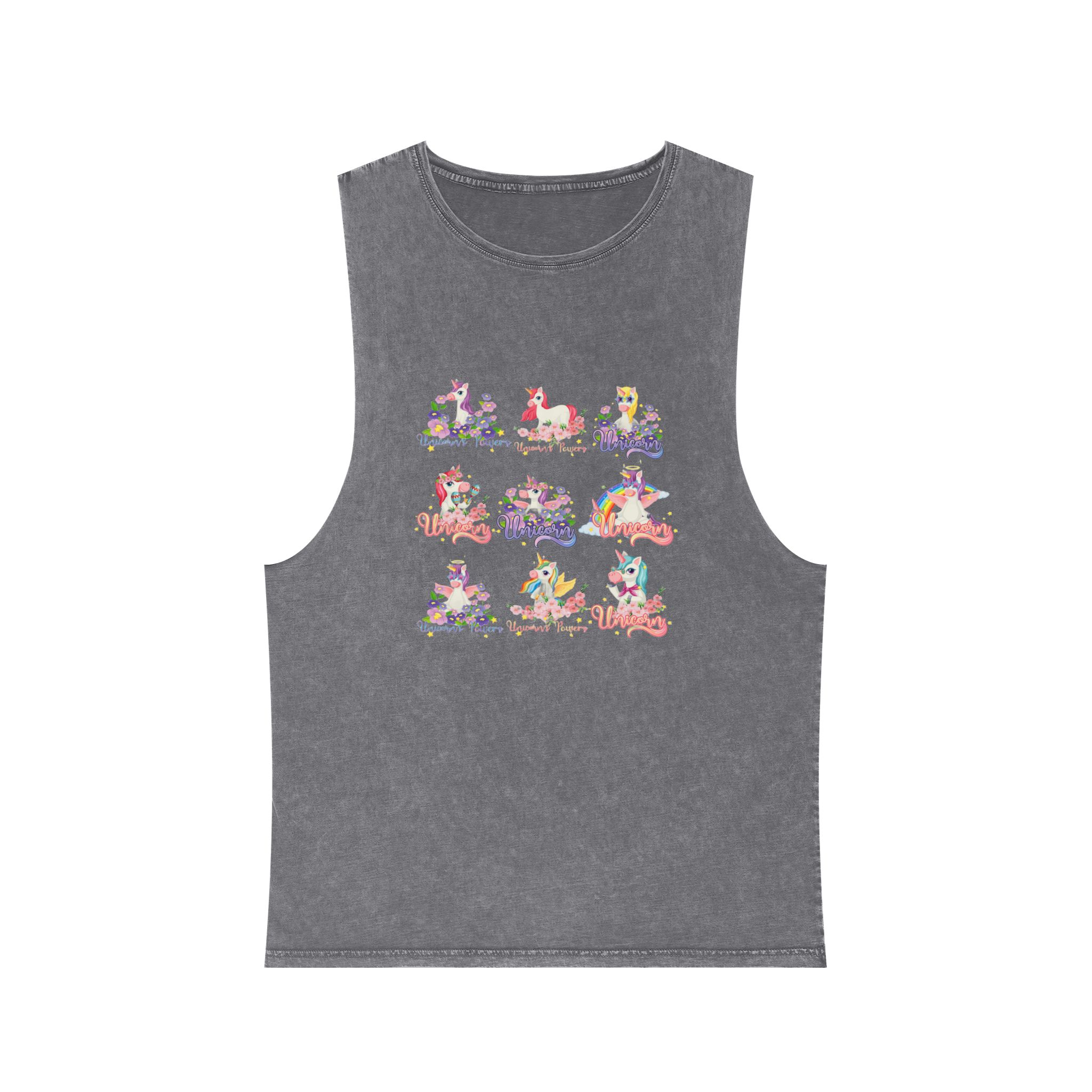 Unicorn V470 Unisex Stonewash Tank Top - Image 9
