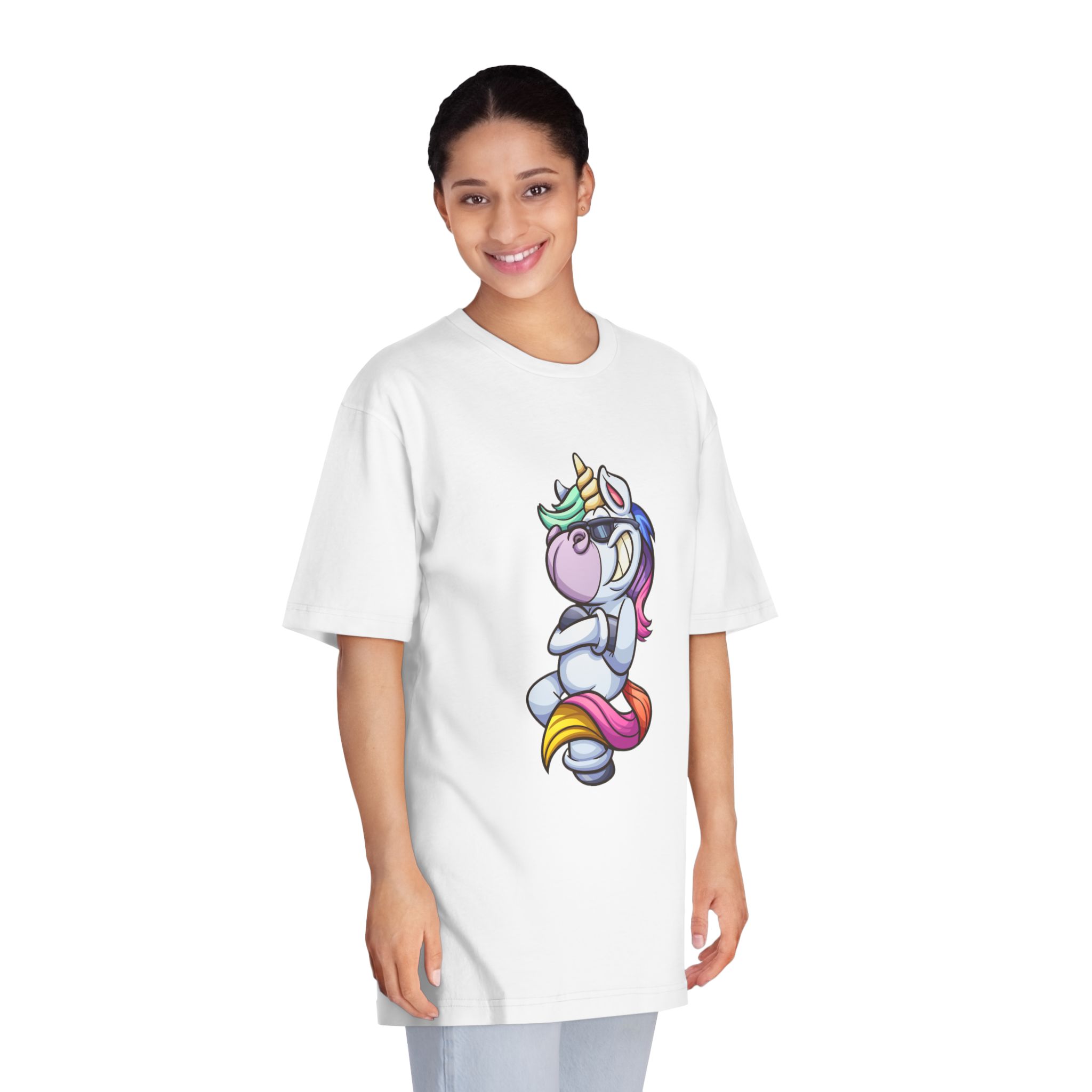 Unicorns 36 Unisex Classic Crewneck T Shirt - Image 3