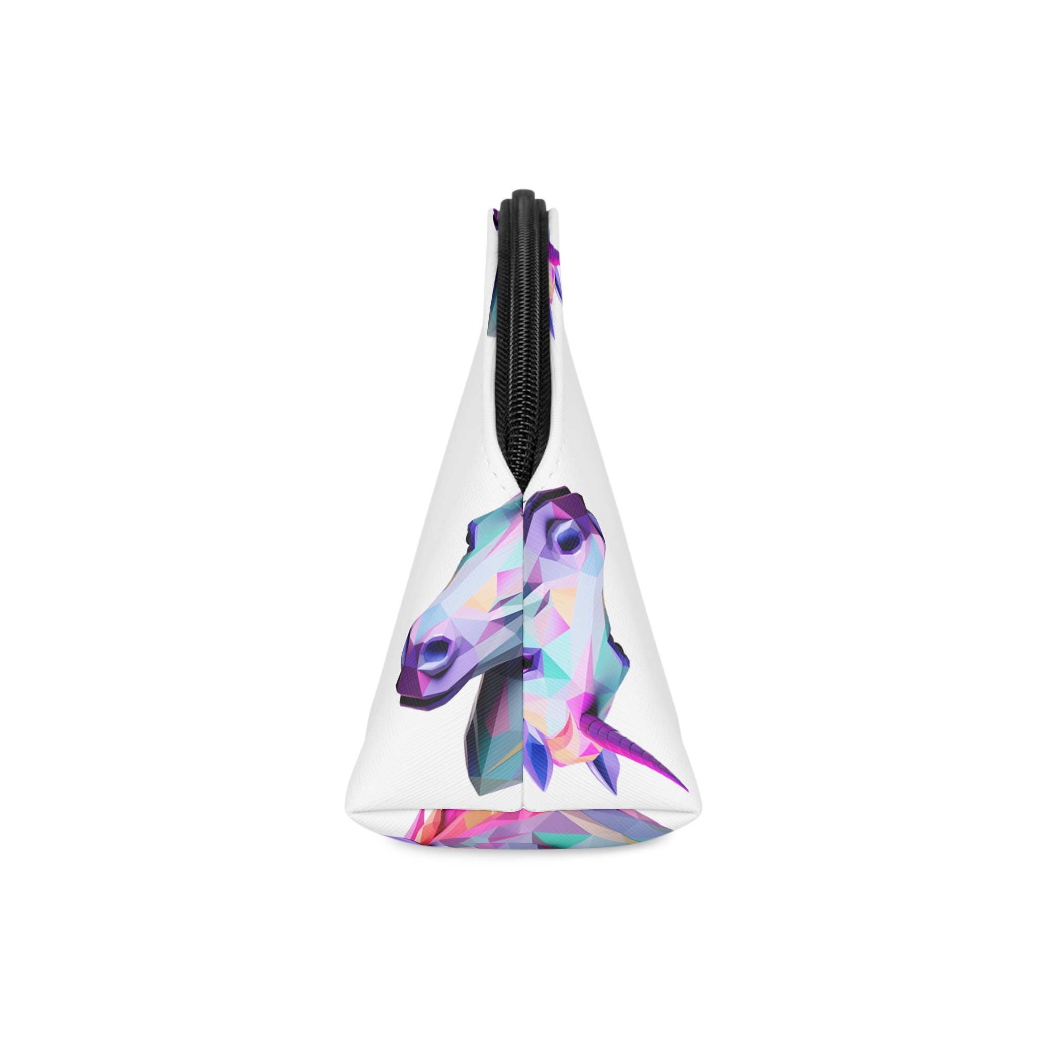 Fondo de “mythical Unicorn With Poly Style” Eliminado Makeup Bag - Image 4