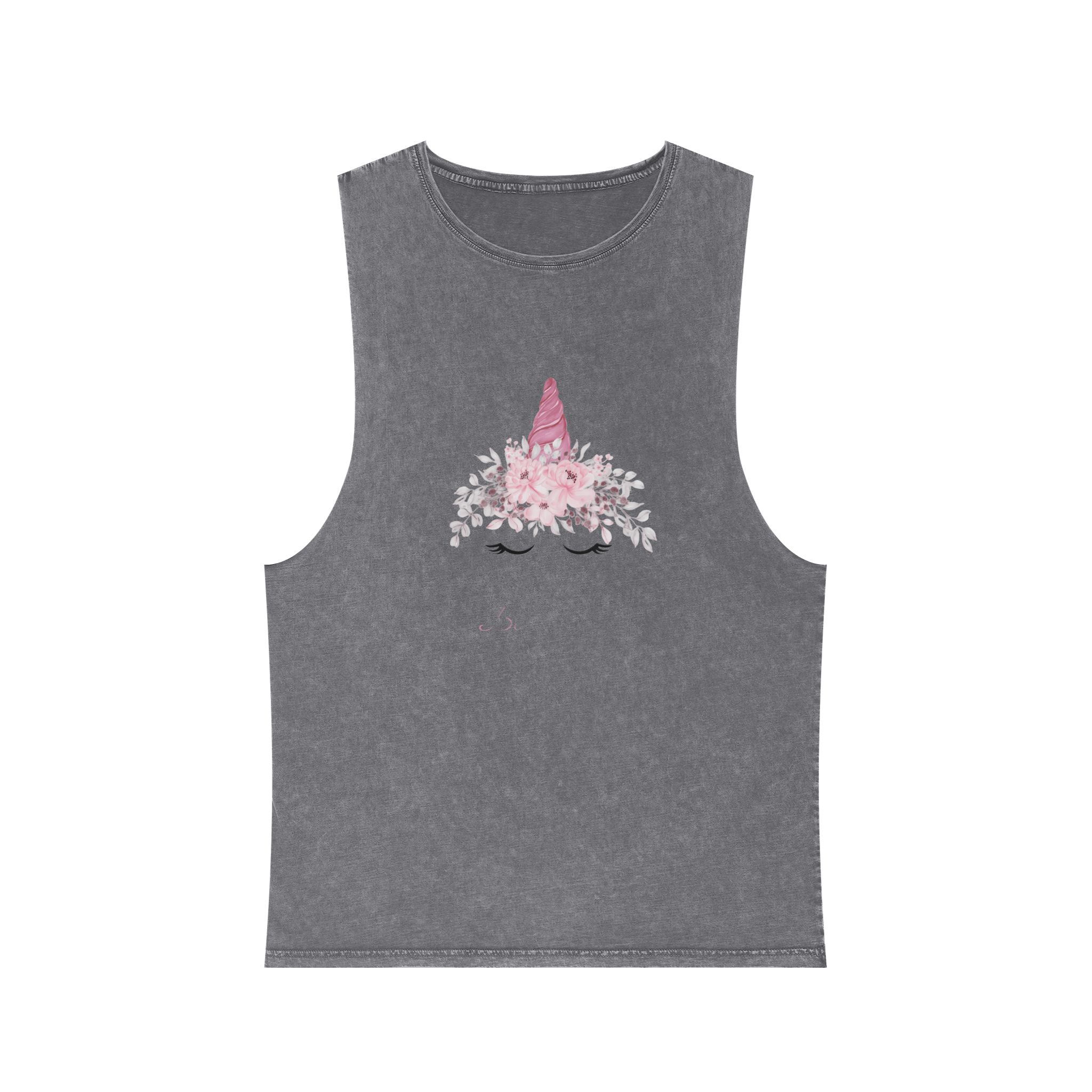 Unicorn V534 Unisex Stonewash Tank Top - Image 9