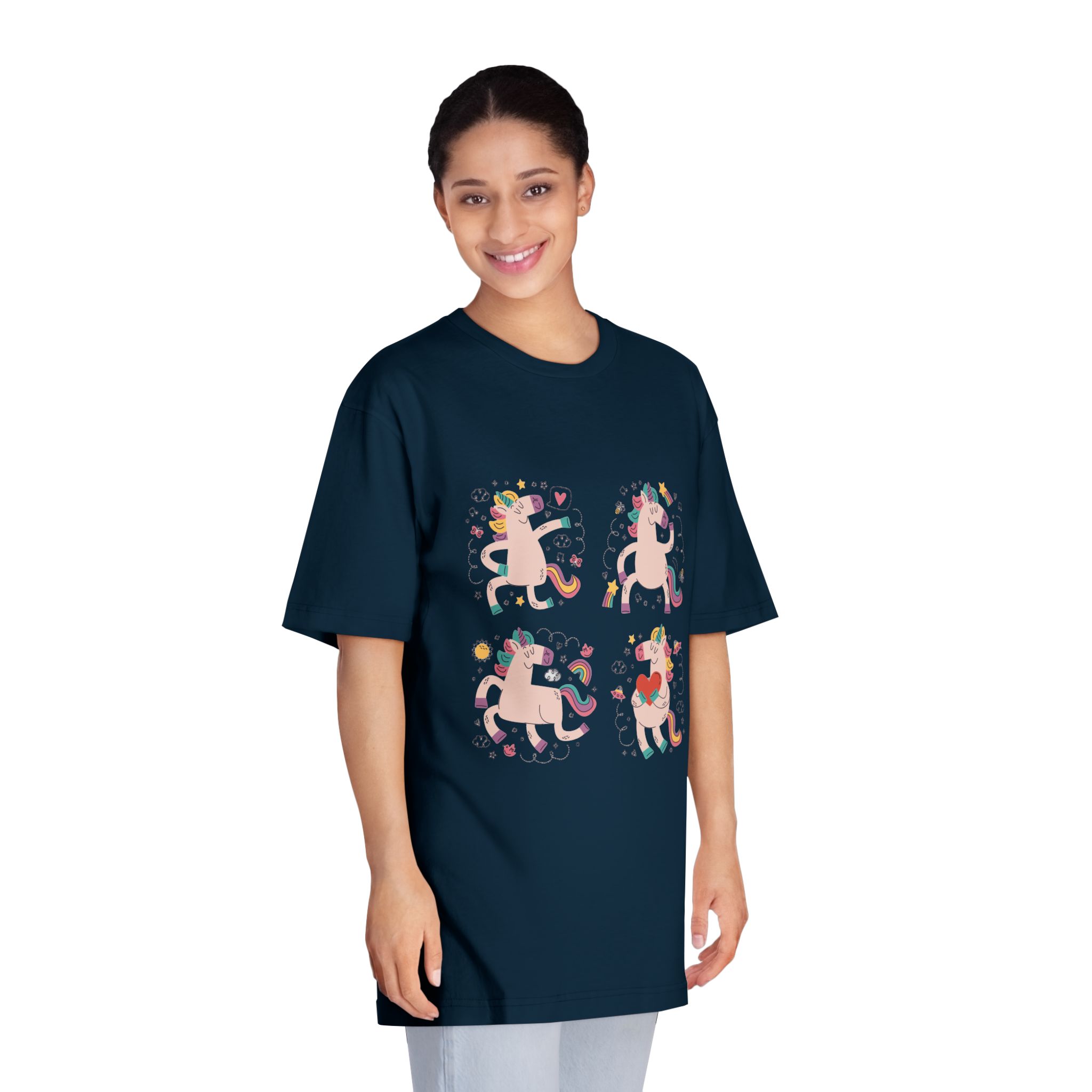 Unicorn V844 Unisex Classic Crewneck T Shirt - Image 19