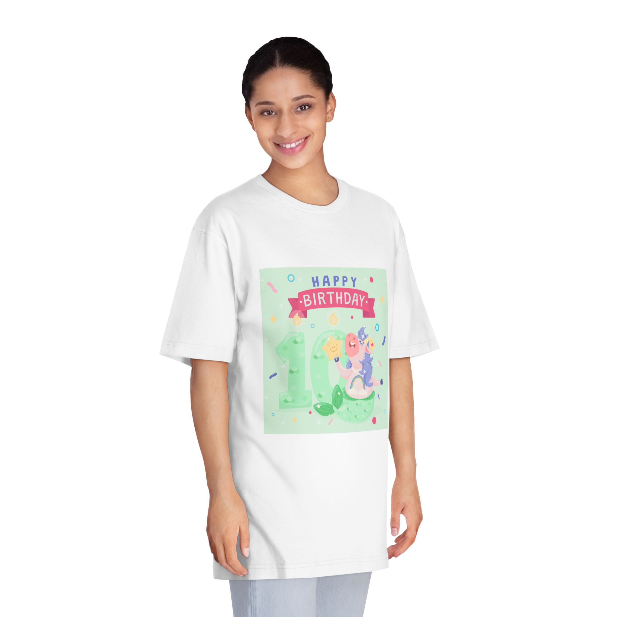 Unicorn V738 Unisex Classic Crewneck T Shirt - Image 3