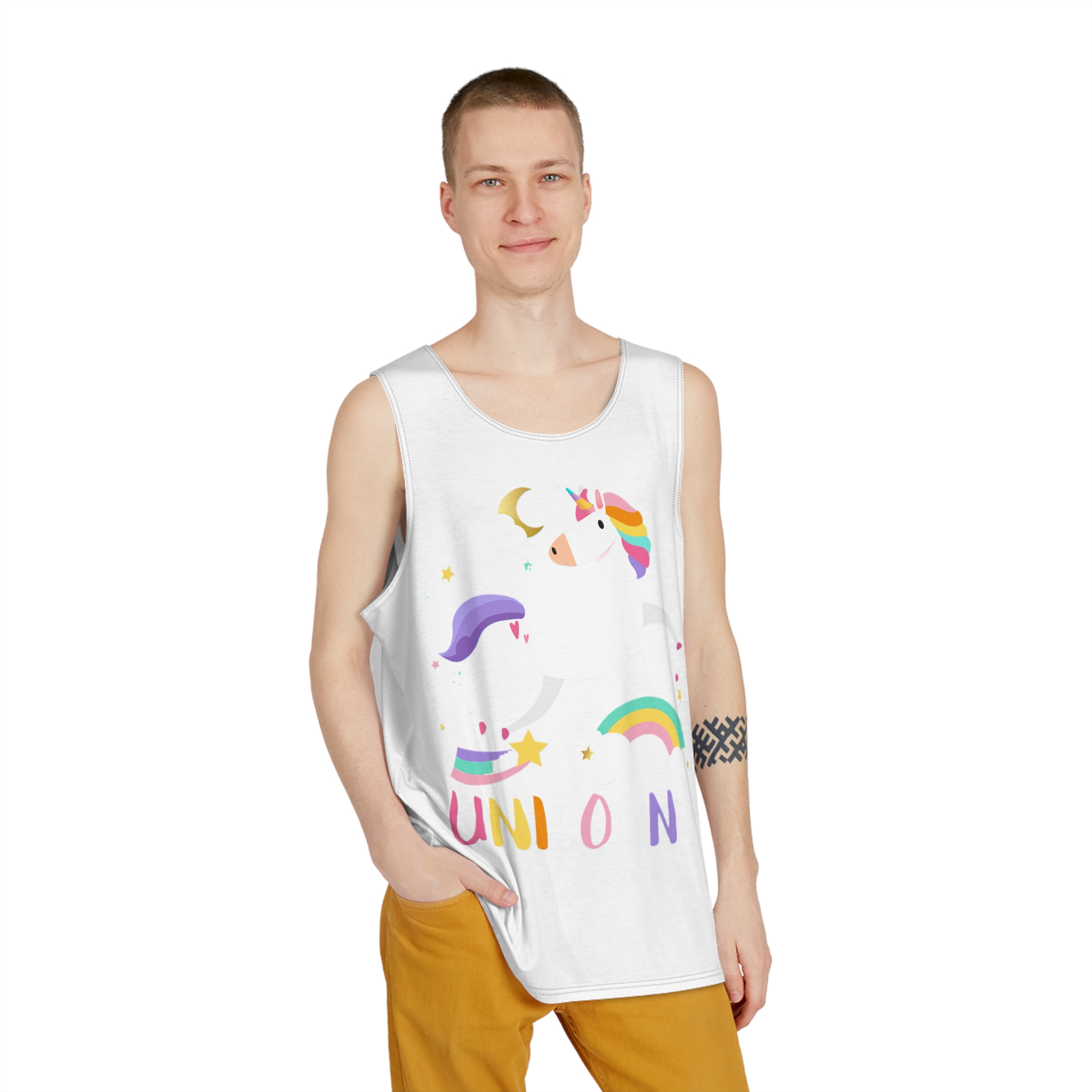 Unicorns 71 Mens Tank Aop - Image 3