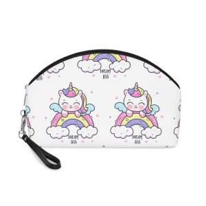 Cute Unicorn Rainbow Kawaii Animal Baby Cartoon Dream Big Makeup Bag