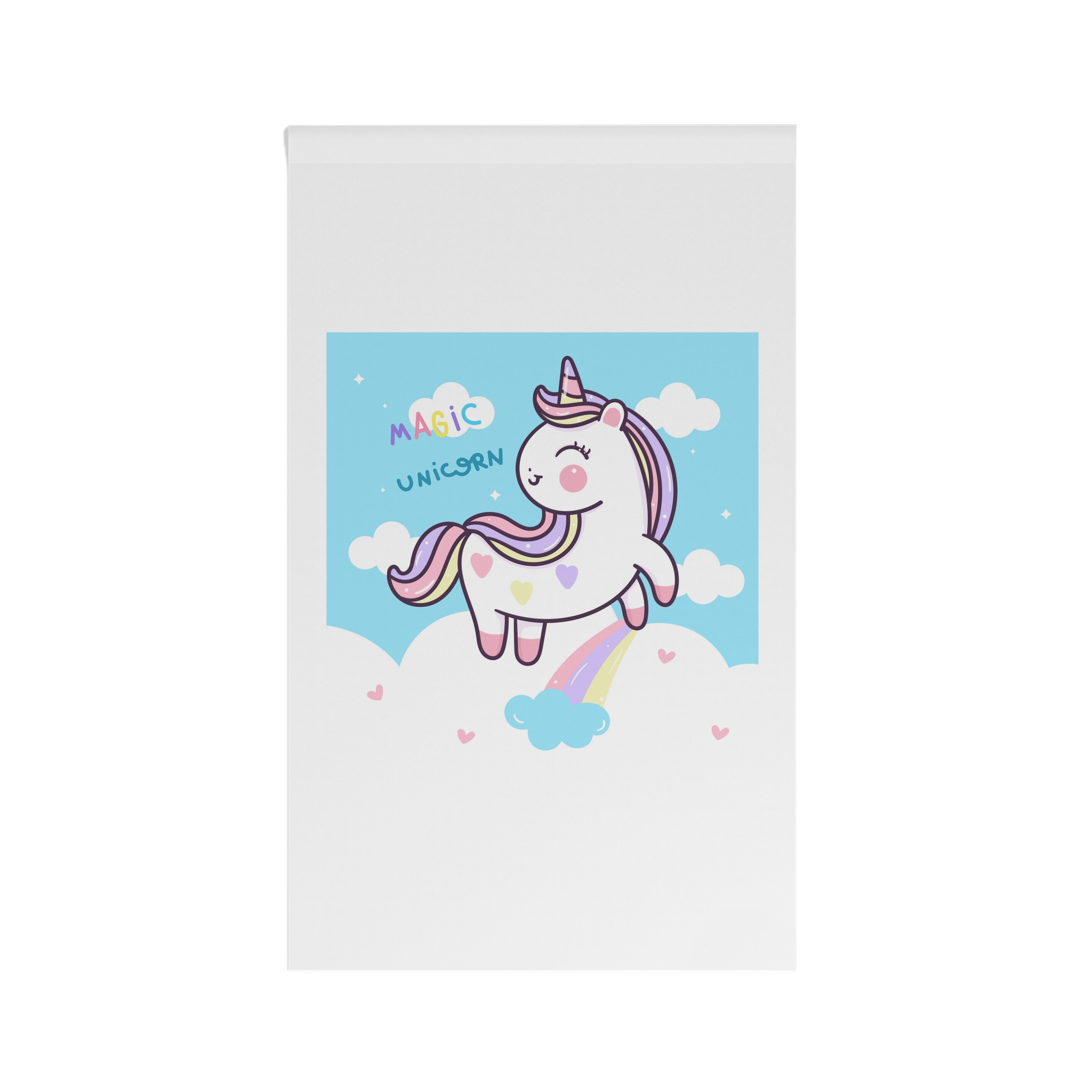 Unicorn Fly With Rainbow Kawaii Animal House Banner - Image 2