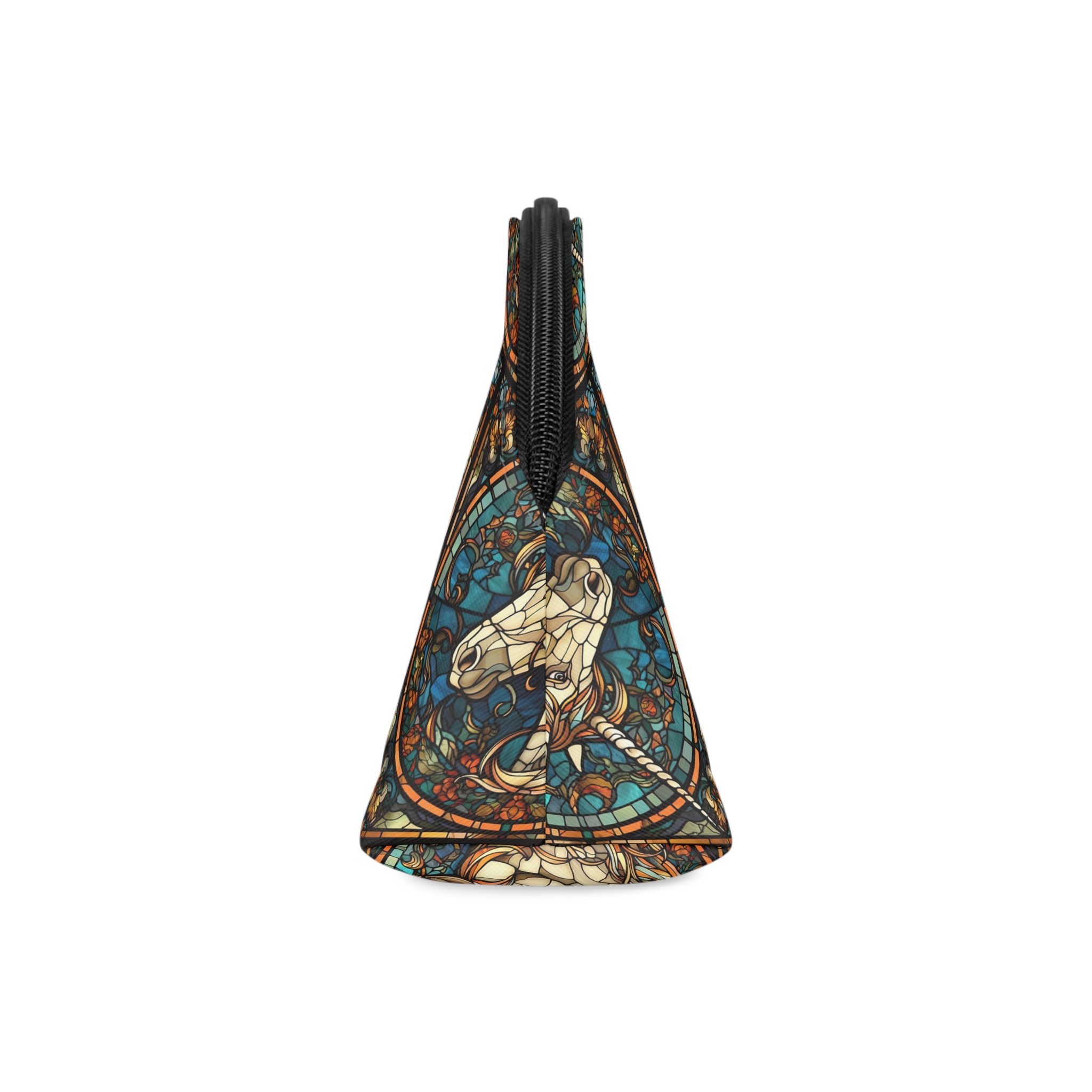 Stained Glass Unicorn Fantasy Makeup Bag - Image 4