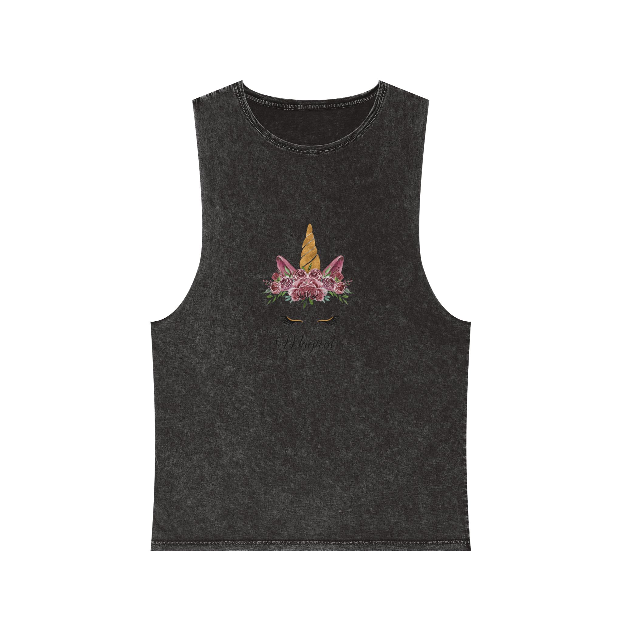Unicorn V500 Unisex Stonewash Tank Top