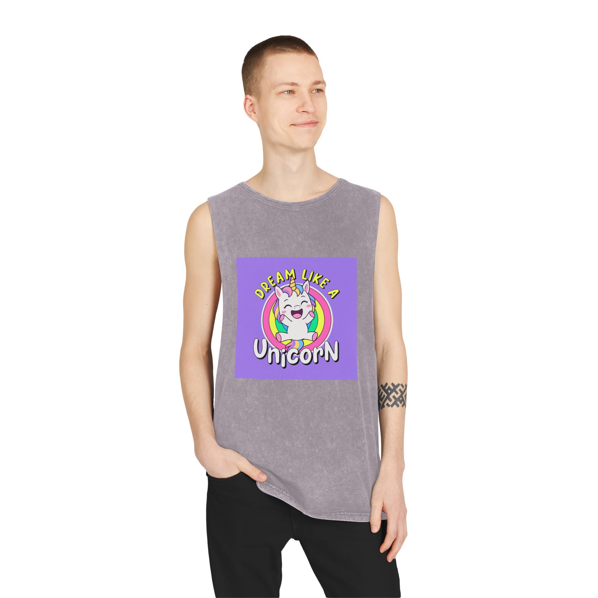 Original Design BDF5C4 Unisex Stonewash Tank Top - Image 19