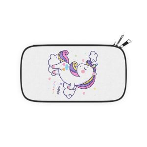 Cute Little Unicorn Cartoon Pony Magic Cloud Kawaii Animal Passport Wallet