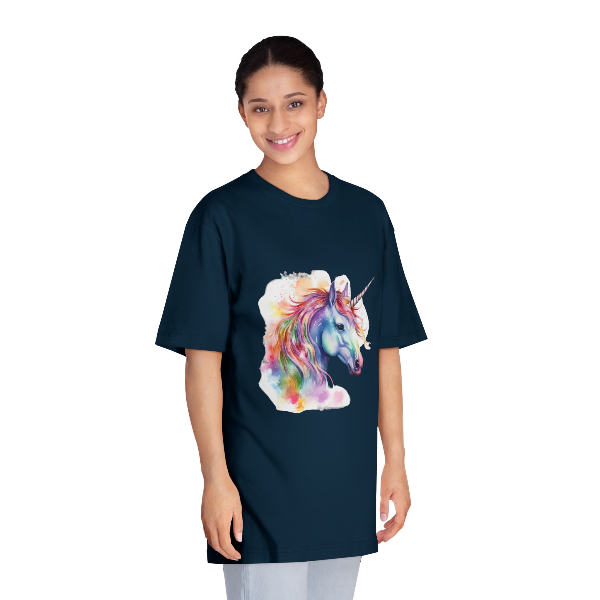 Coloful Unicorn Unisex Classic Crewneck T Shirt - Image 19