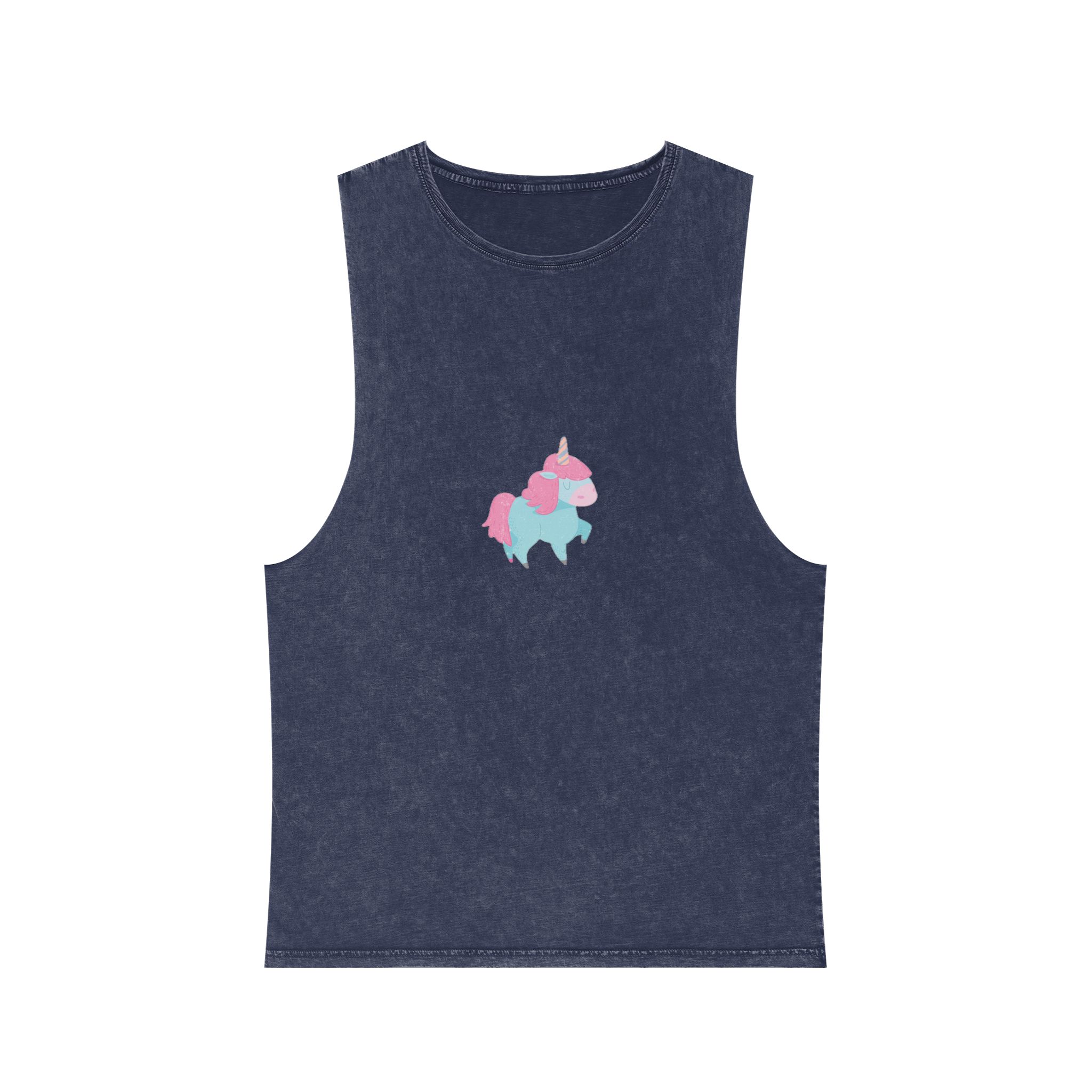 Unicorn V81 Unisex Stonewash Tank Top - Image 13