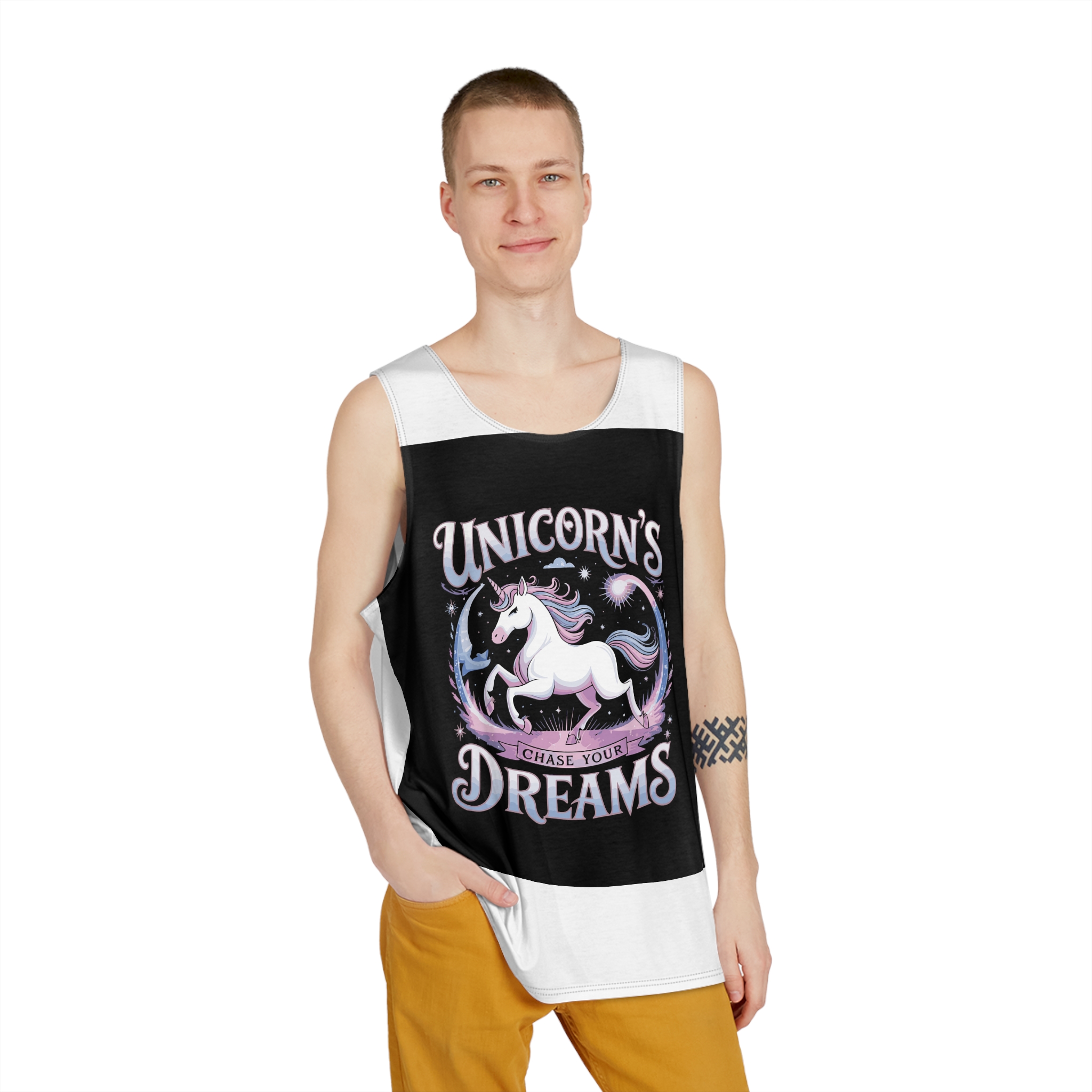 Unicorn's Dreams Mens Tank Aop - Image 3