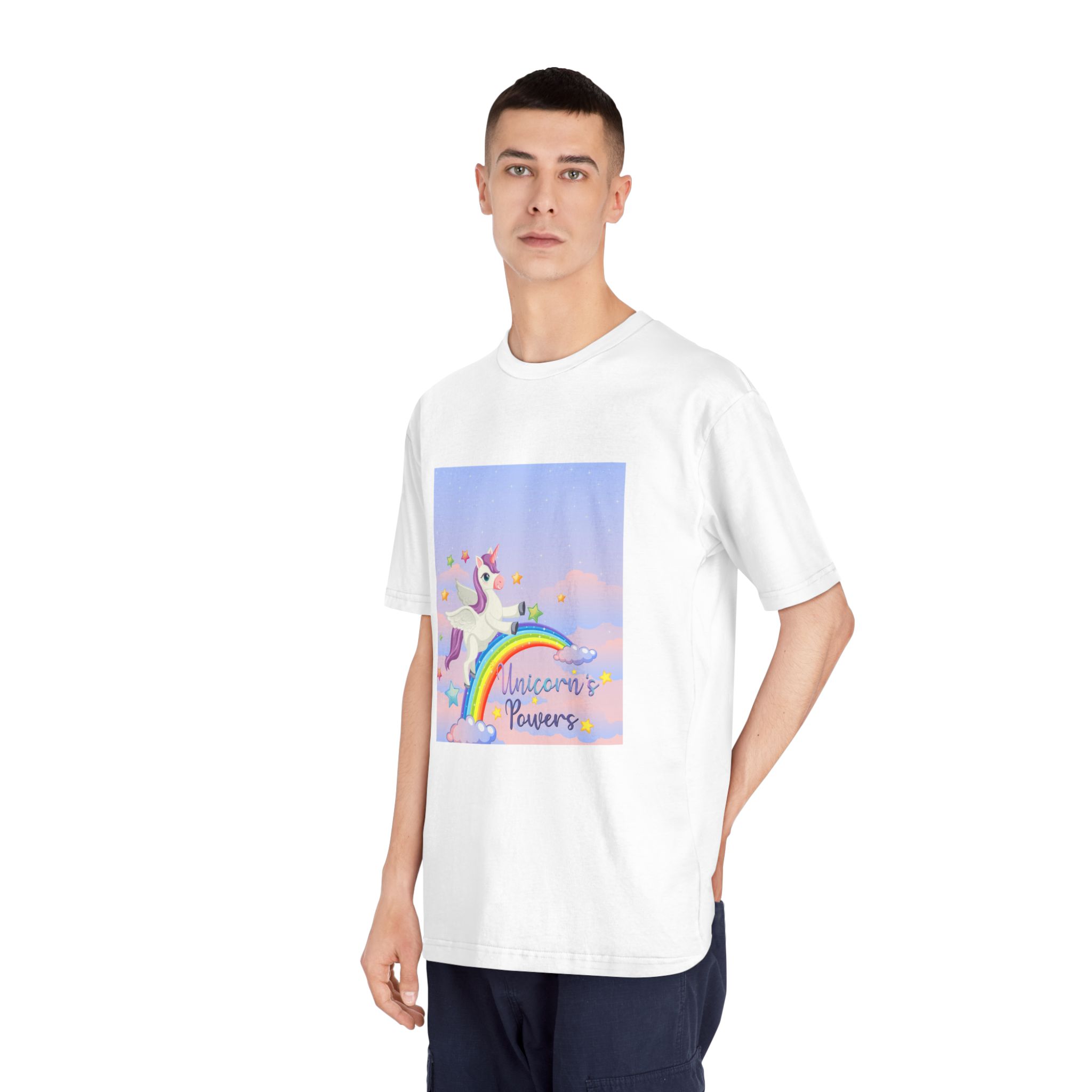 Unicorn V462 Unisex Classic Crewneck T Shirt - Image 4