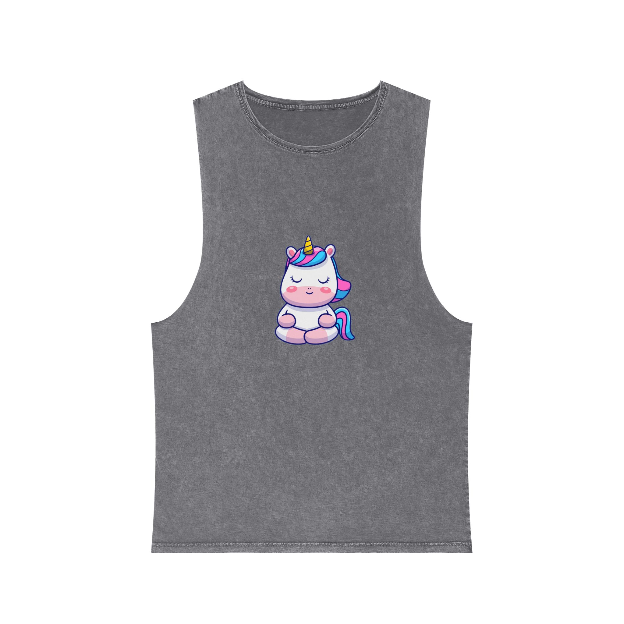 Unicorn V507 Unisex Stonewash Tank Top - Image 9