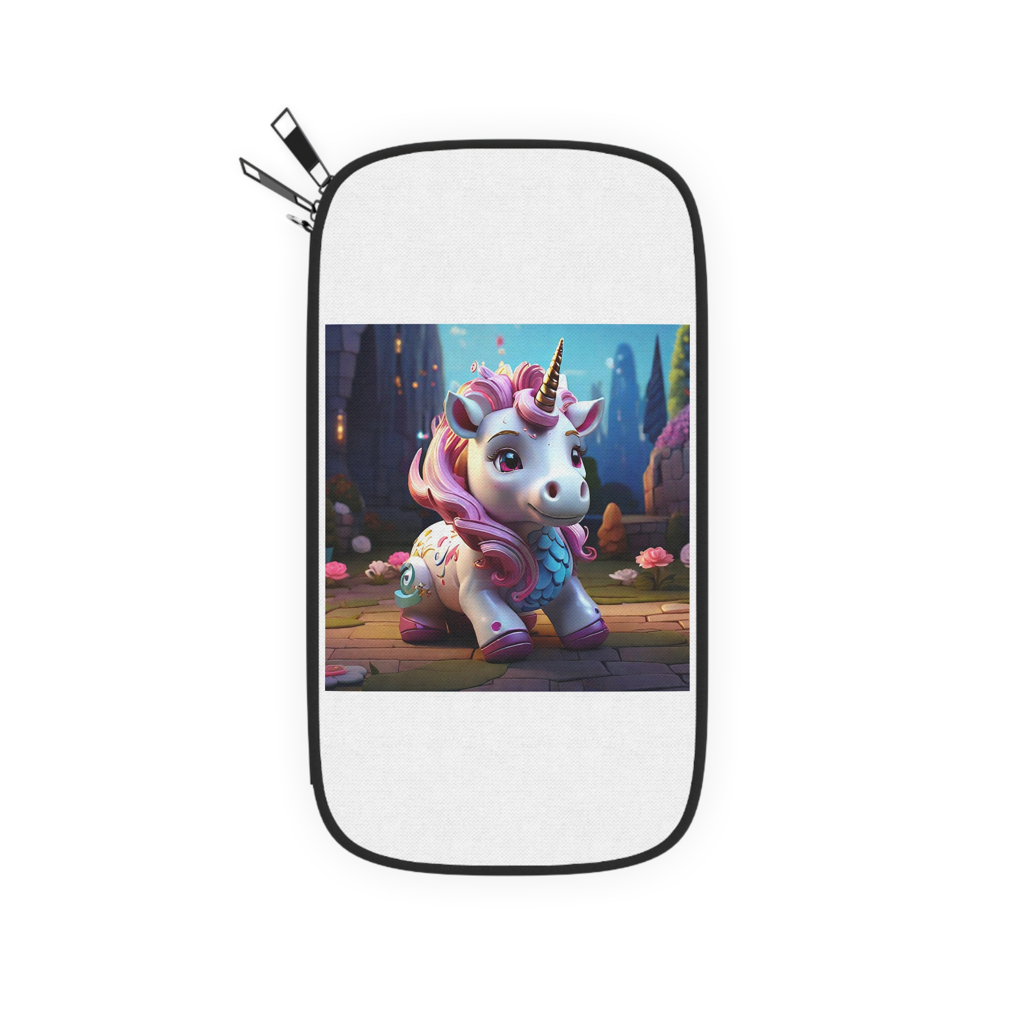 Animated Unicorn Children Generated By Ai (10) Passport Wallet - Image 2