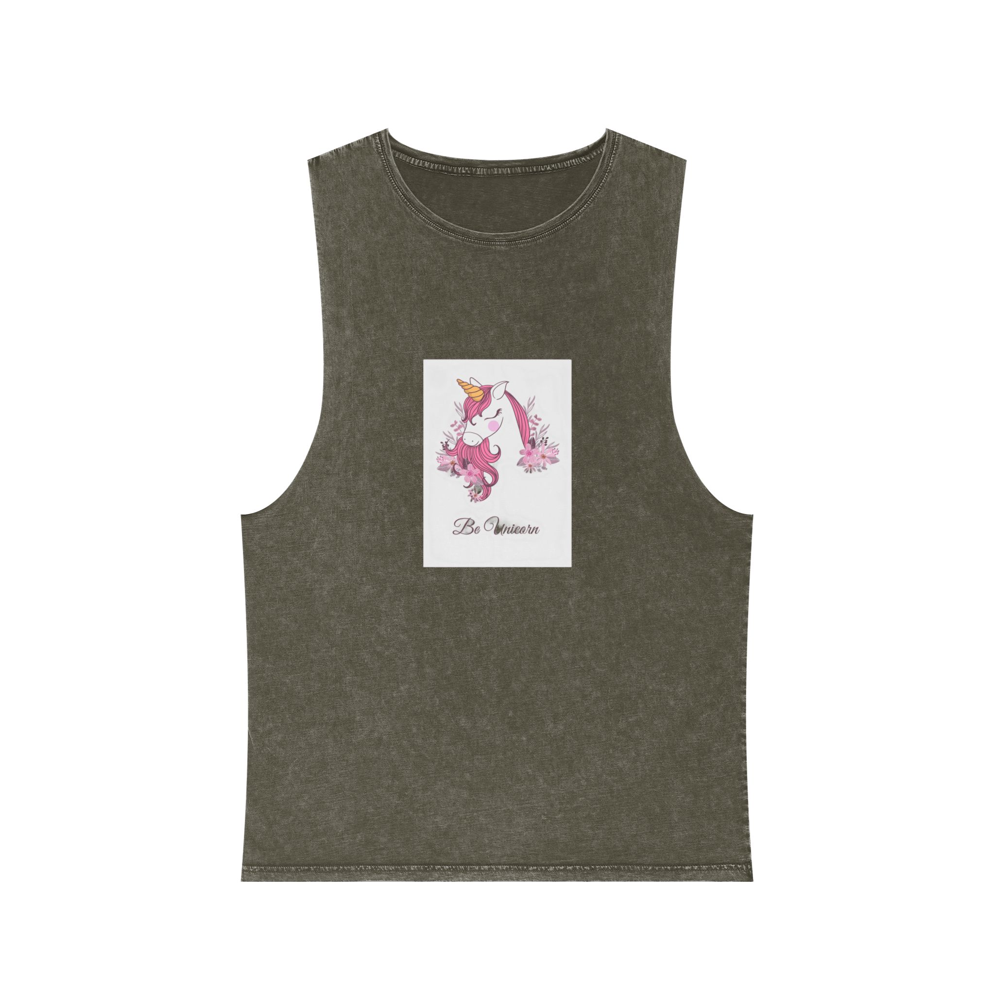 Unicorn V509 Unisex Stonewash Tank Top - Image 5