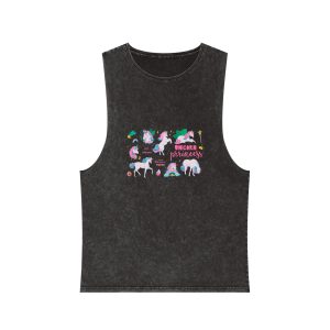 Unicorn Princess 184709 Unisex Stonewash Tank Top