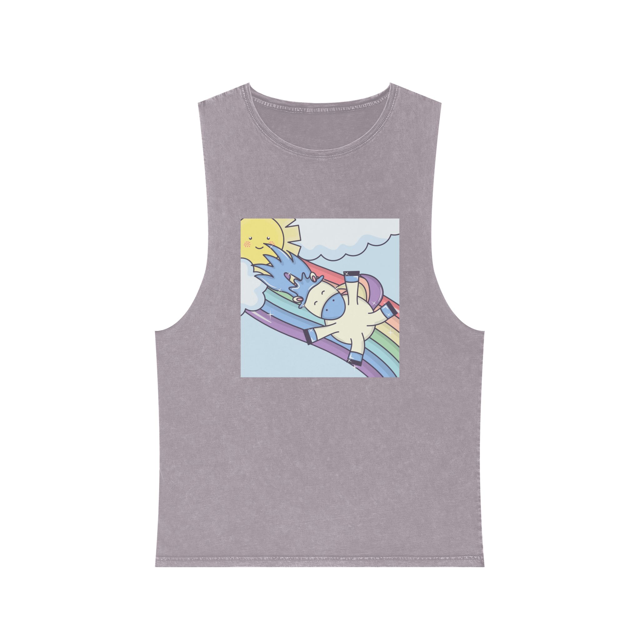 Unicorn V349 Unisex Stonewash Tank Top - Image 17