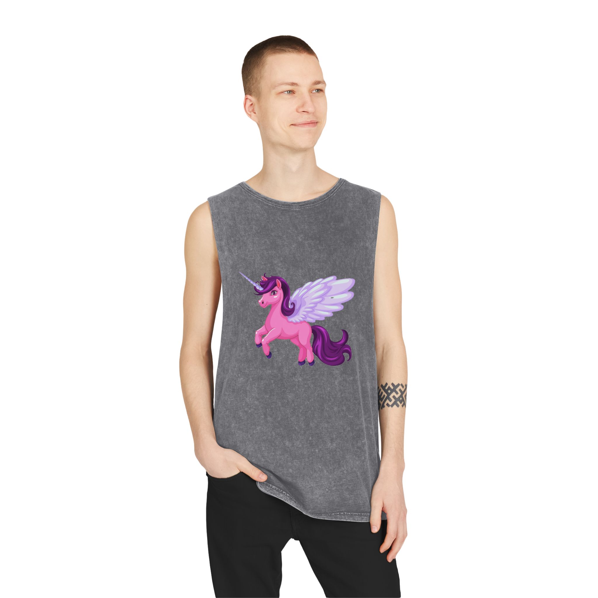 Foqc Ssf7 230801 Unisex Stonewash Tank Top - Image 11