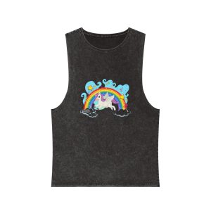 Unicorn V2 Unisex Stonewash Tank Top