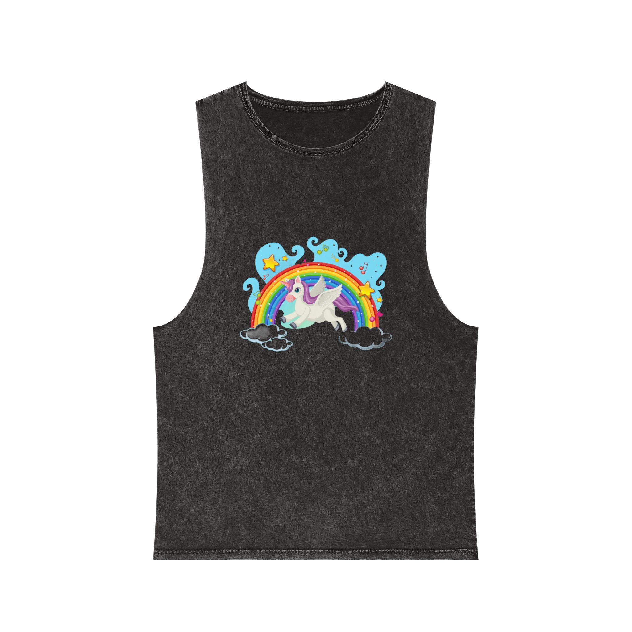 Unicorn V2 Unisex Stonewash Tank Top